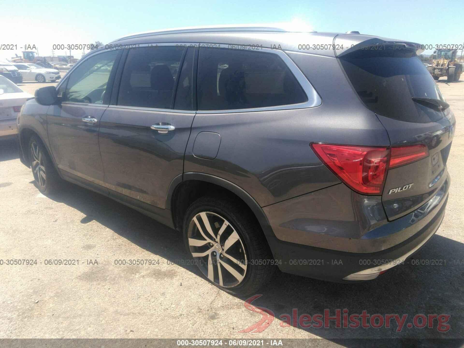 5FNYF6H9XGB006648 2016 HONDA PILOT