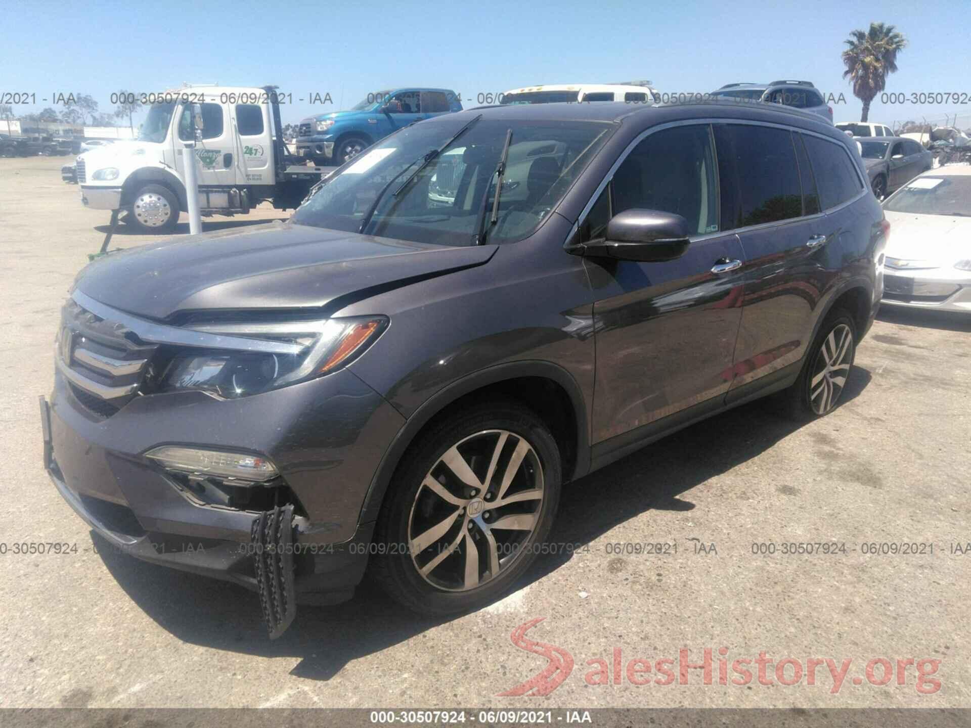 5FNYF6H9XGB006648 2016 HONDA PILOT