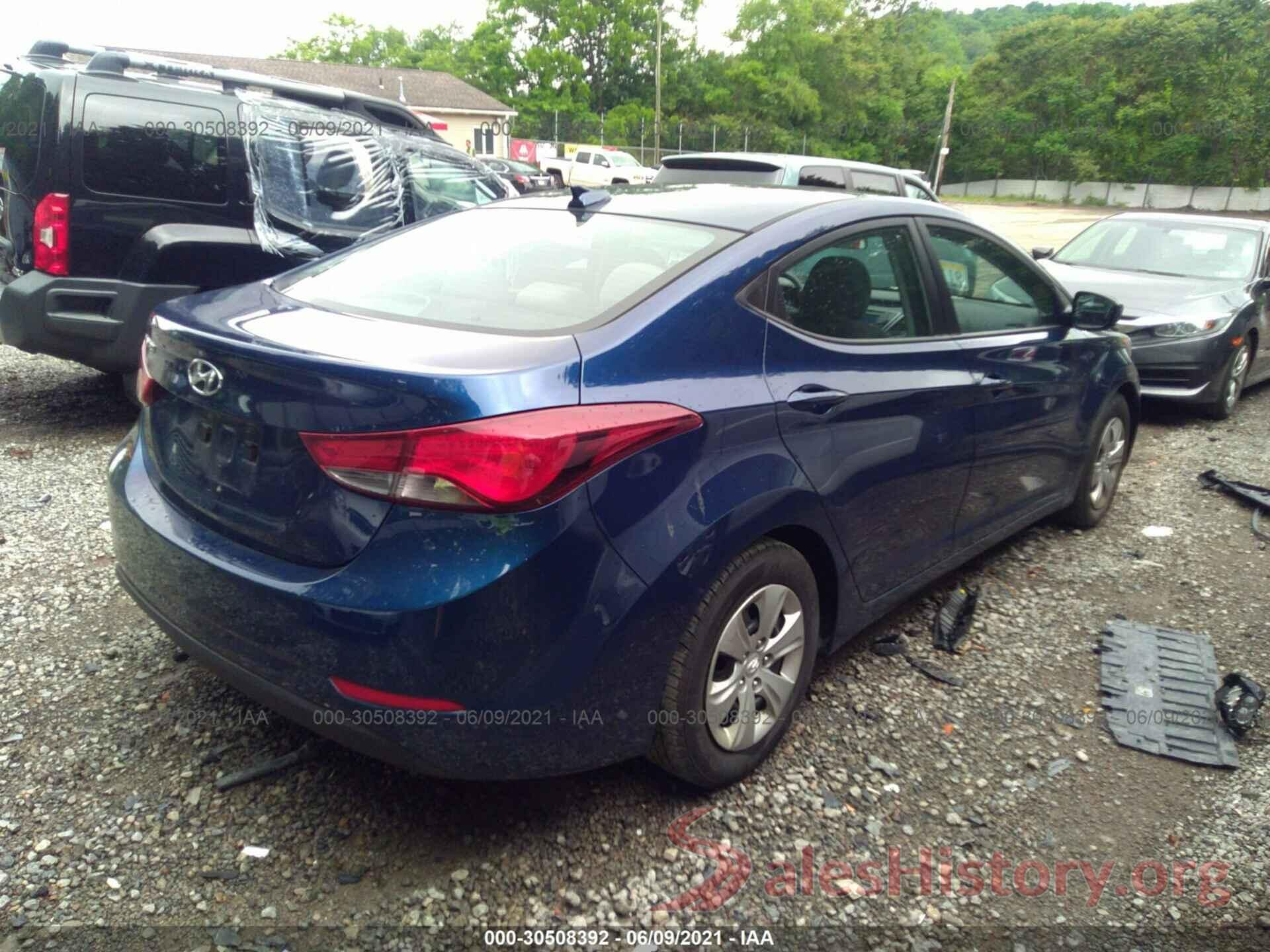 5NPDH4AE3GH753188 2016 HYUNDAI ELANTRA