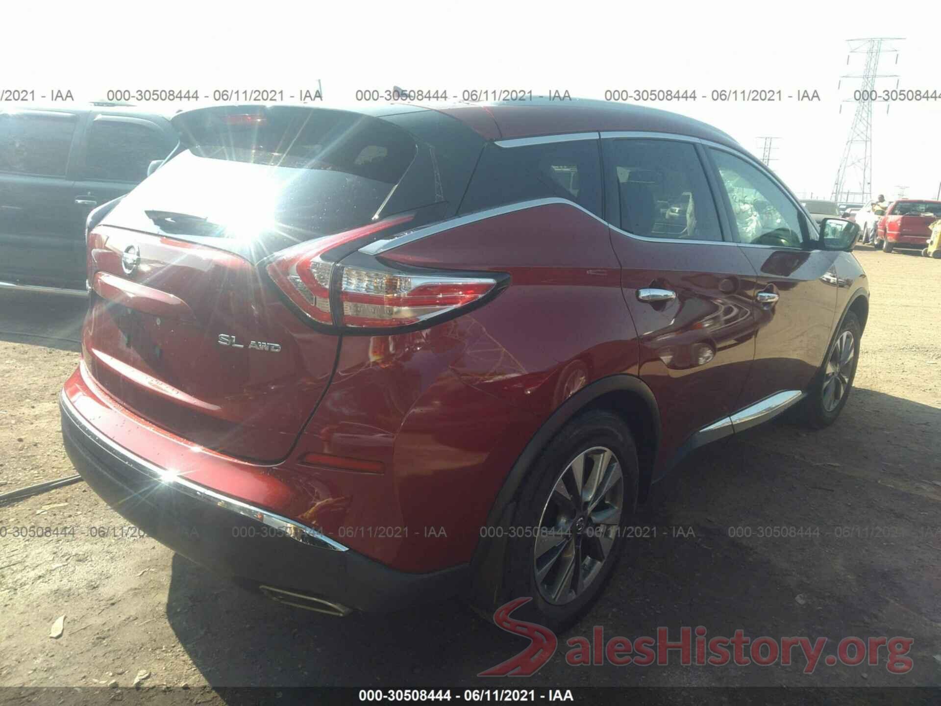 5N1AZ2MH1GN131274 2016 NISSAN MURANO