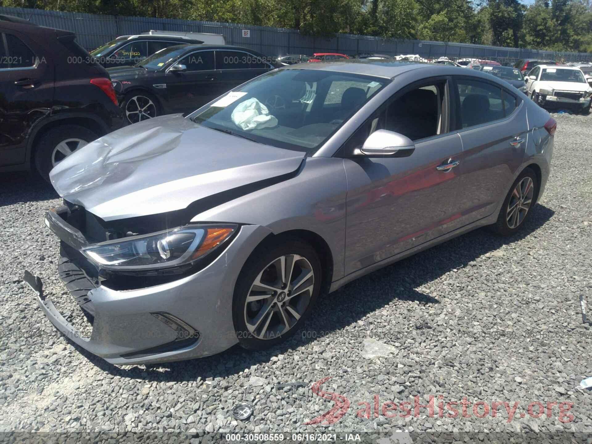 5NPD84LF8HH082544 2017 HYUNDAI ELANTRA