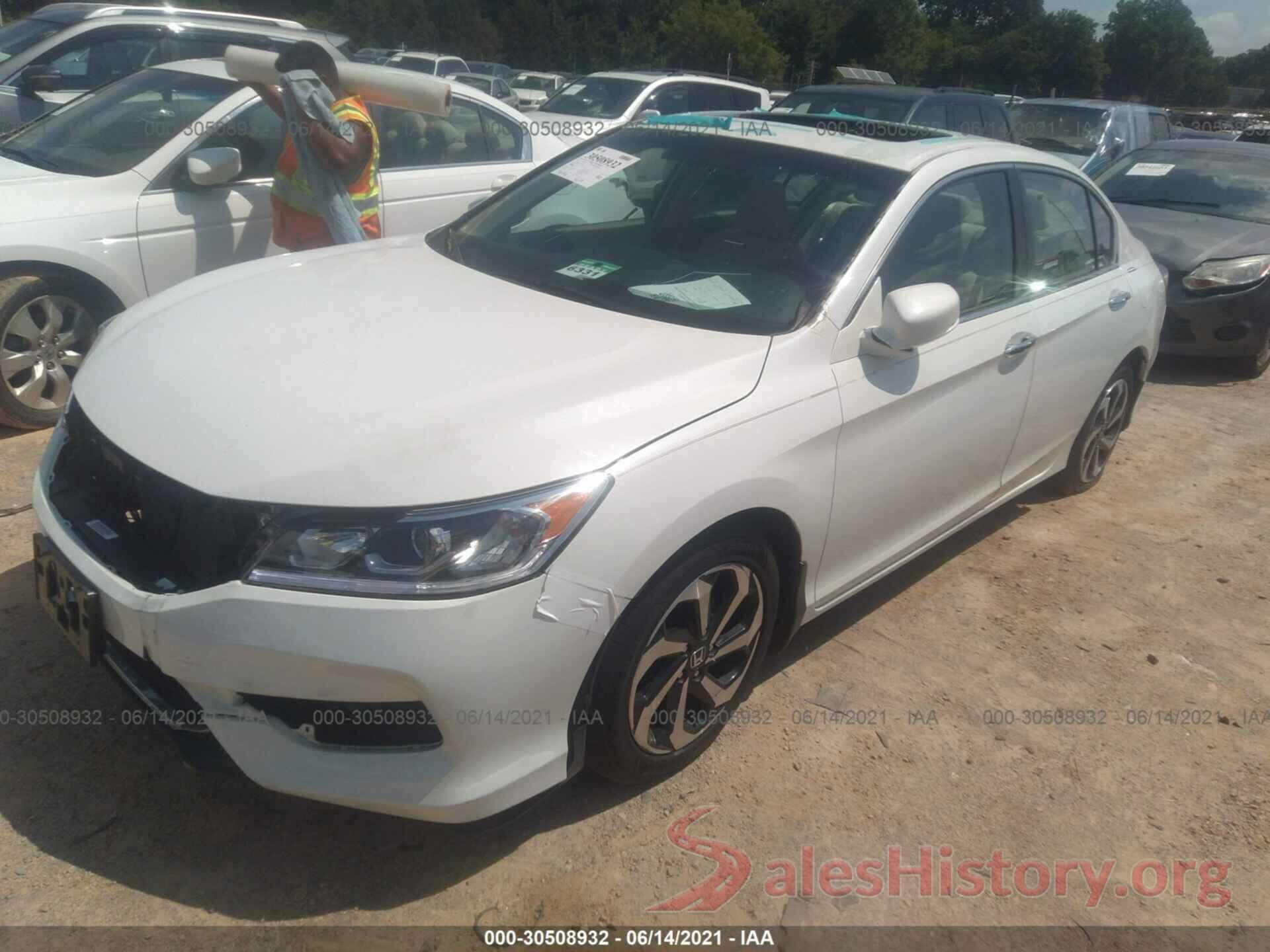 1HGCR2F70GA034030 2016 HONDA ACCORD SEDAN