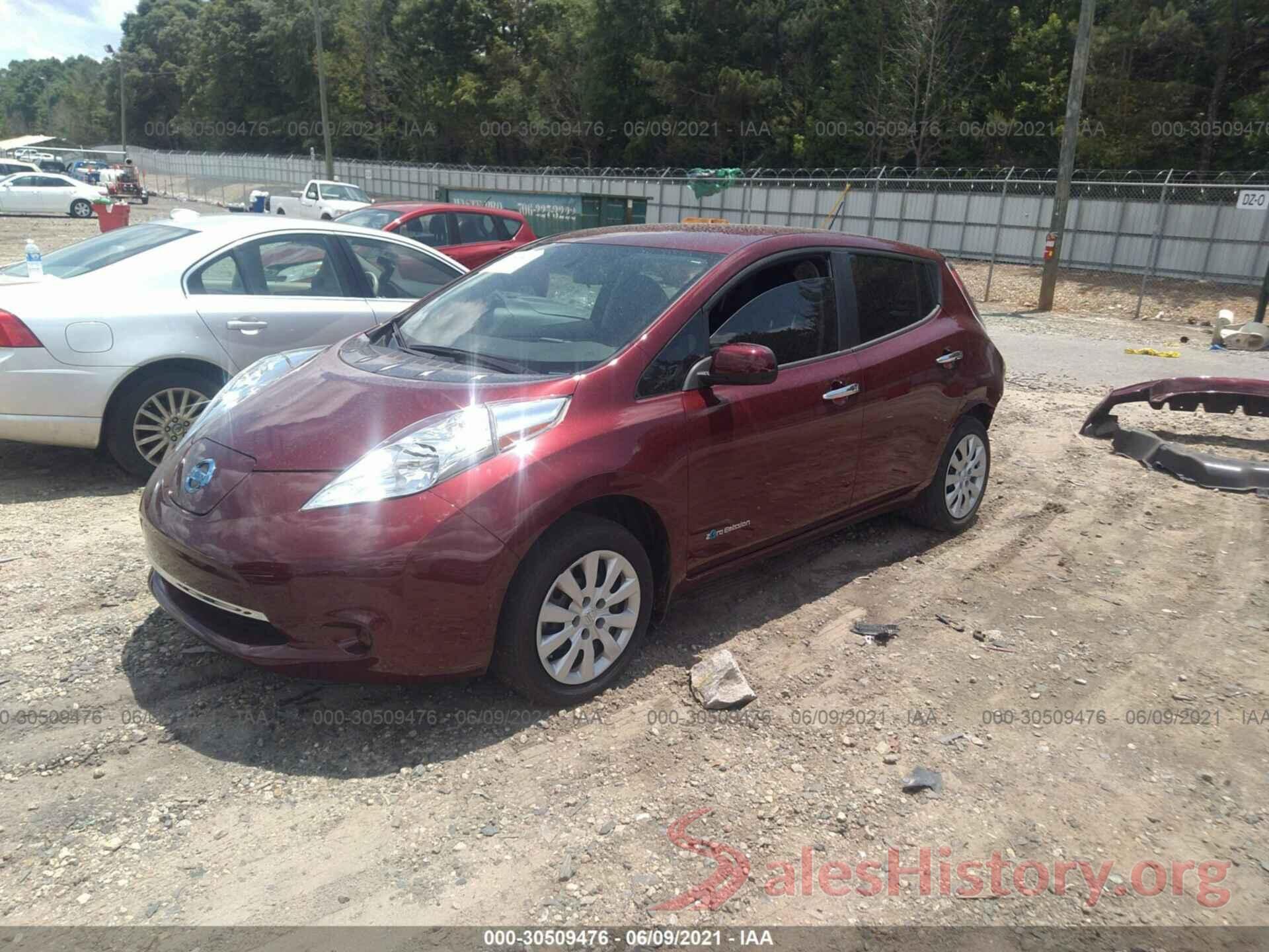 1N4BZ0CP1HC309189 2017 NISSAN LEAF