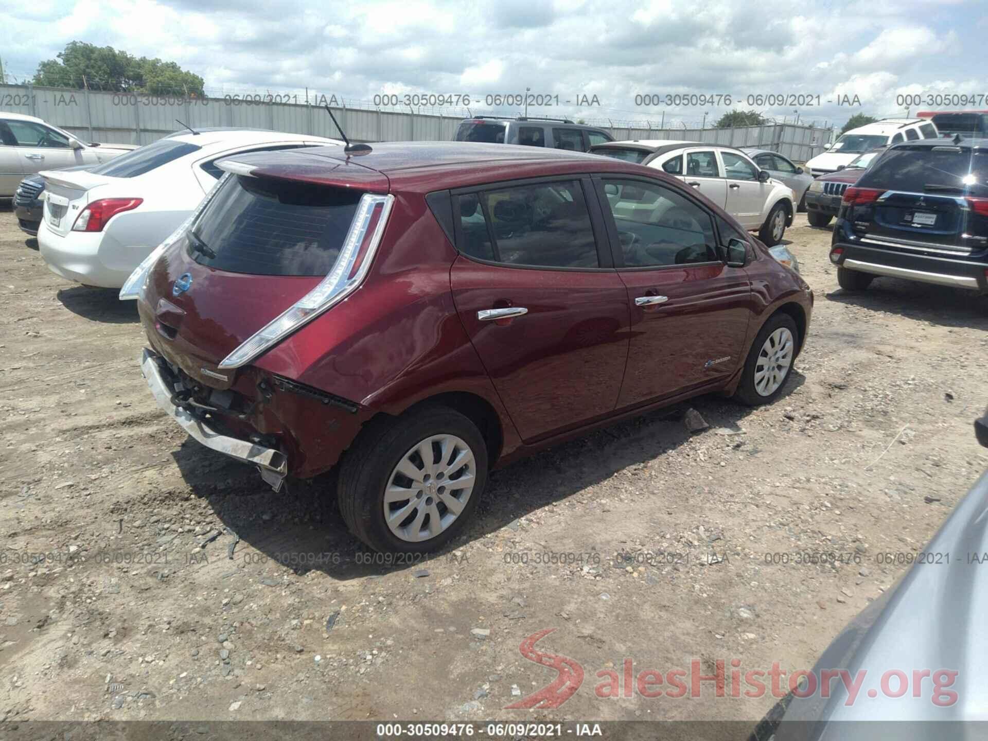 1N4BZ0CP1HC309189 2017 NISSAN LEAF