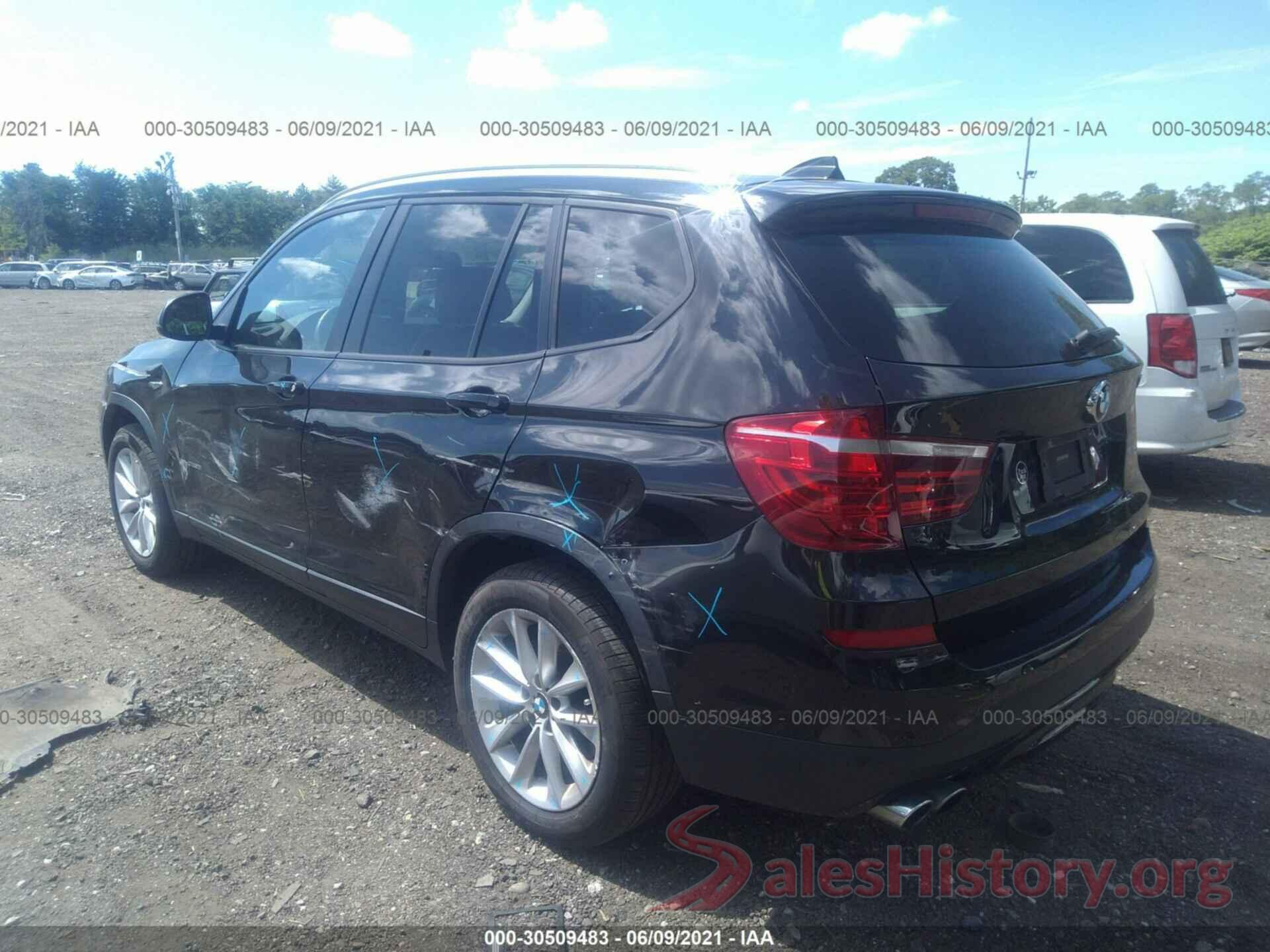 5UXWX9C59H0T06013 2017 BMW X3