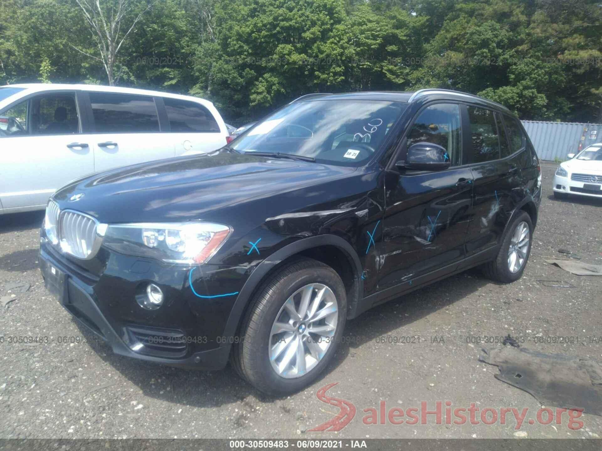 5UXWX9C59H0T06013 2017 BMW X3