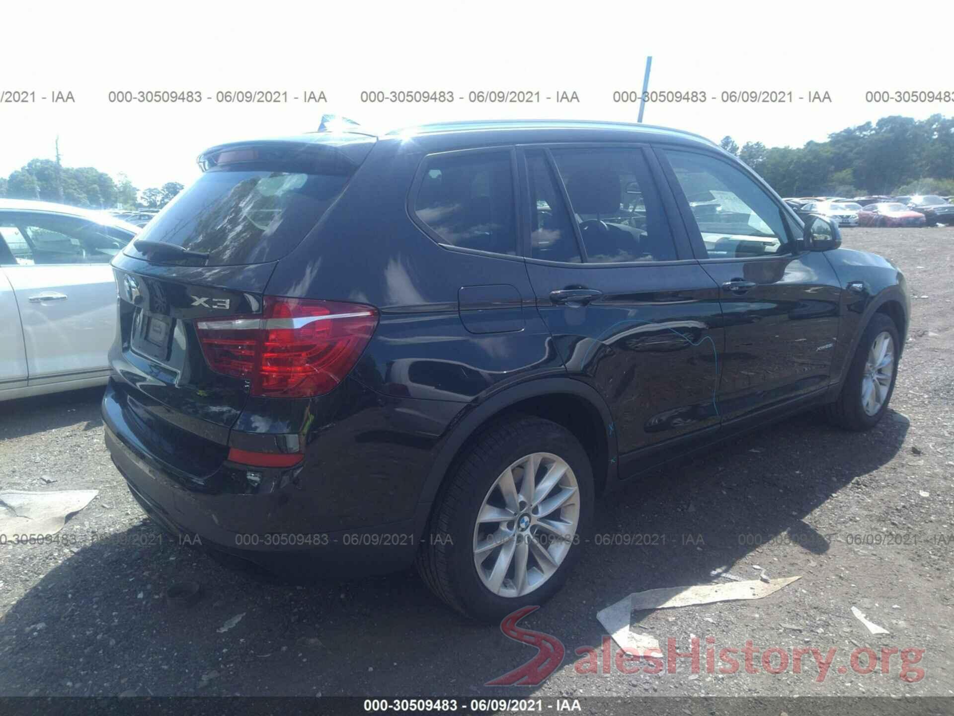 5UXWX9C59H0T06013 2017 BMW X3