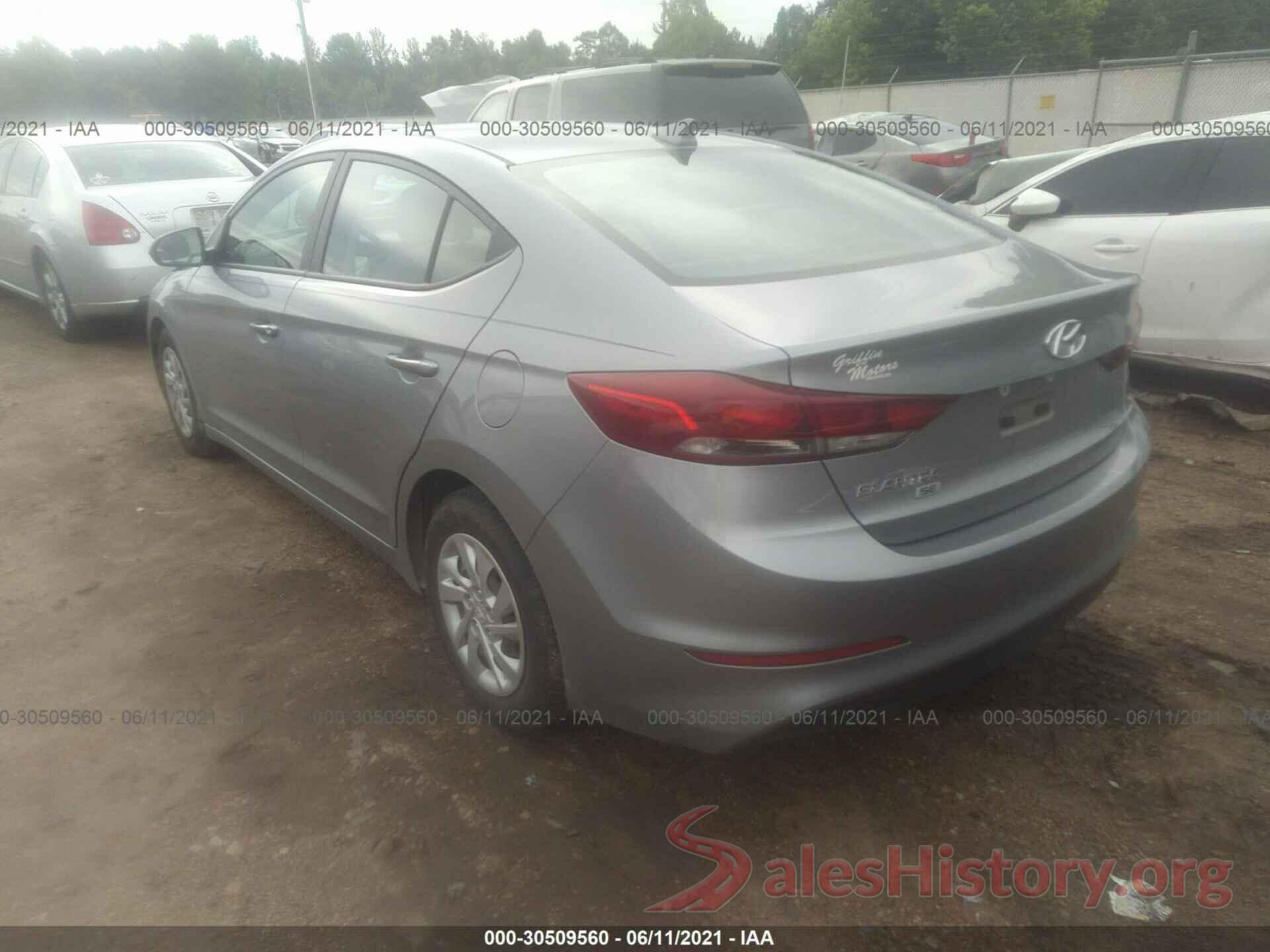 5NPD74LF0HH137393 2017 HYUNDAI ELANTRA