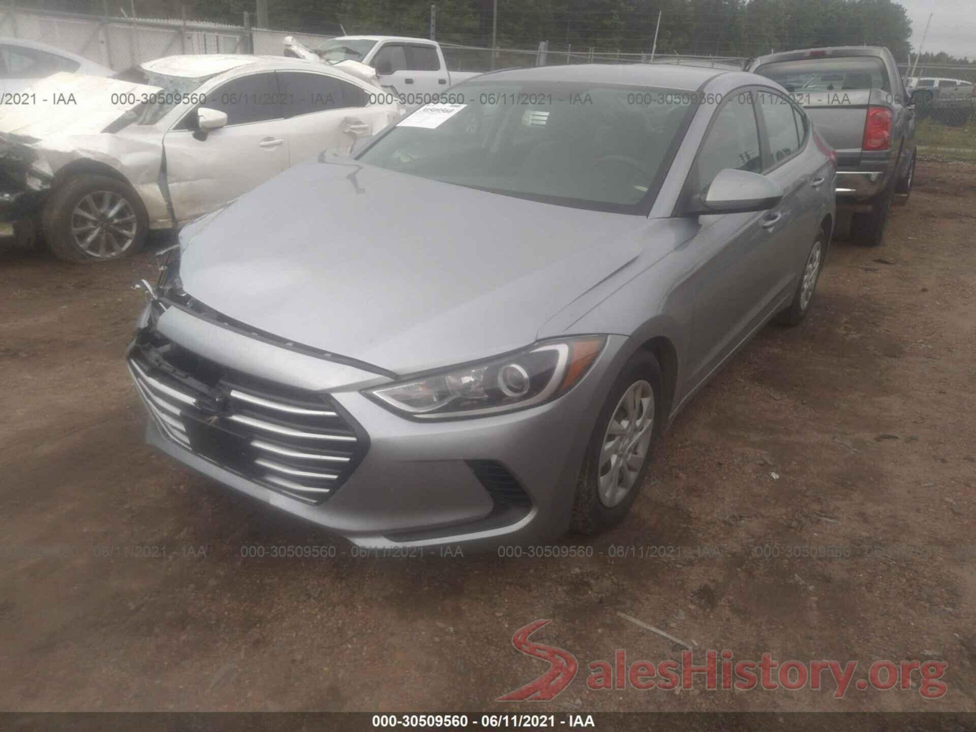 5NPD74LF0HH137393 2017 HYUNDAI ELANTRA