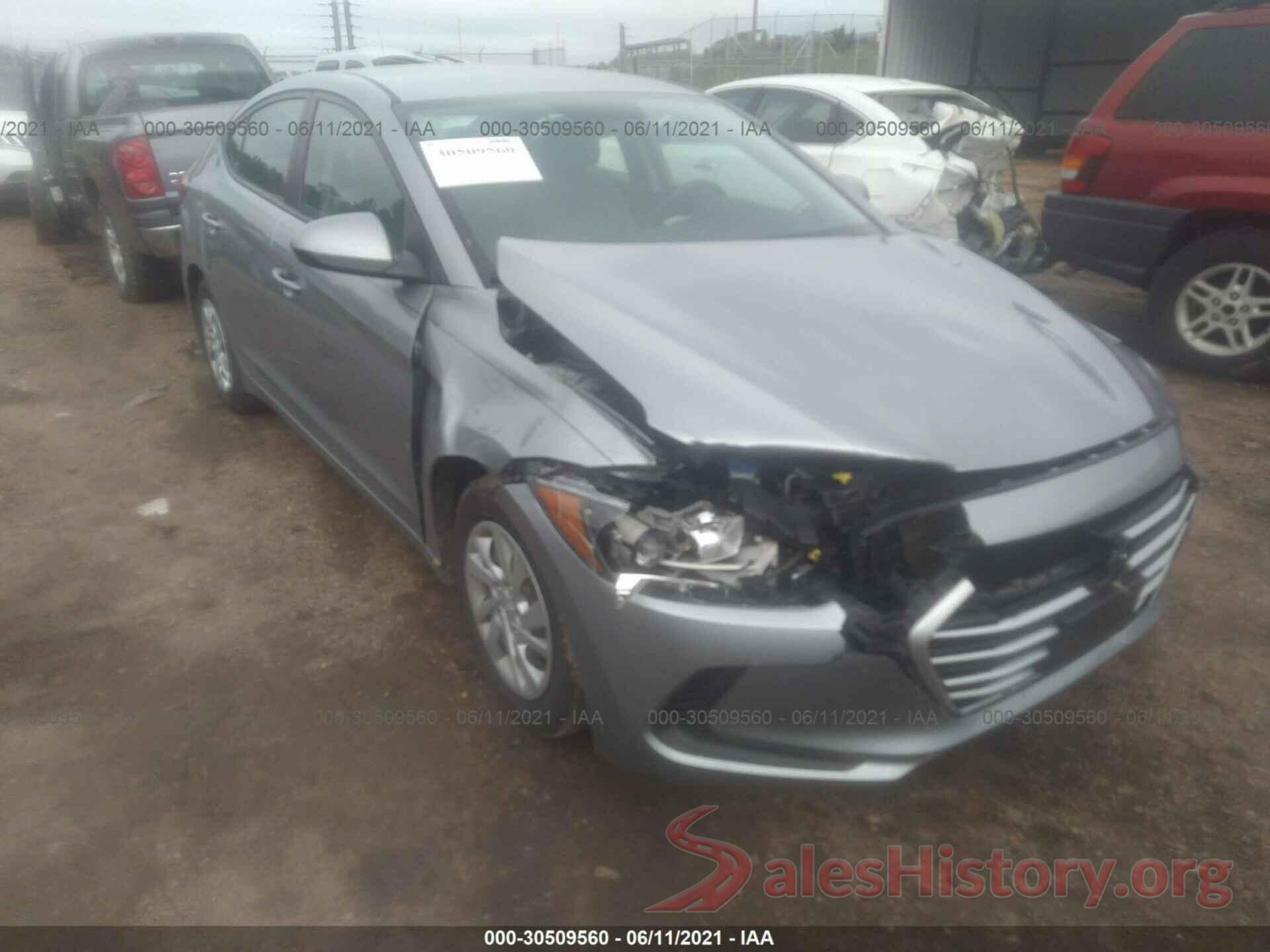 5NPD74LF0HH137393 2017 HYUNDAI ELANTRA