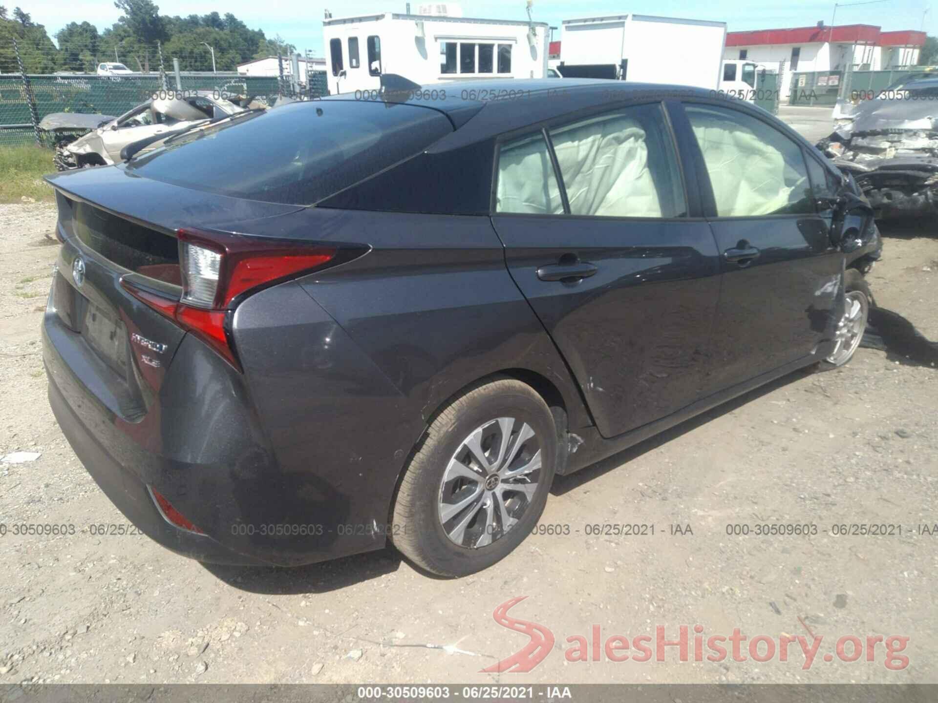 JTDL9RFU2K3008538 2019 TOYOTA PRIUS