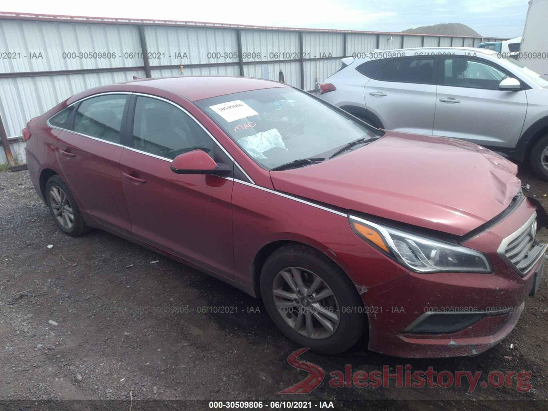 5NPE24AF3GH262408 2016 HYUNDAI SONATA