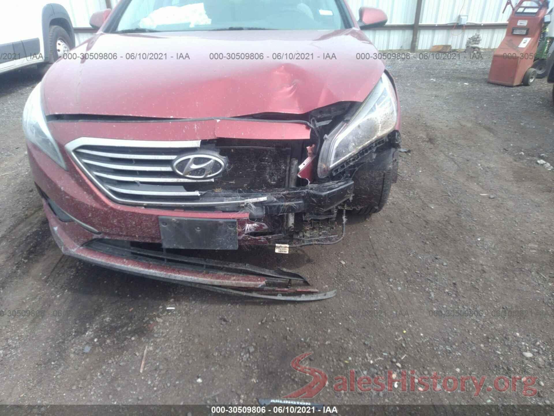 5NPE24AF3GH262408 2016 HYUNDAI SONATA