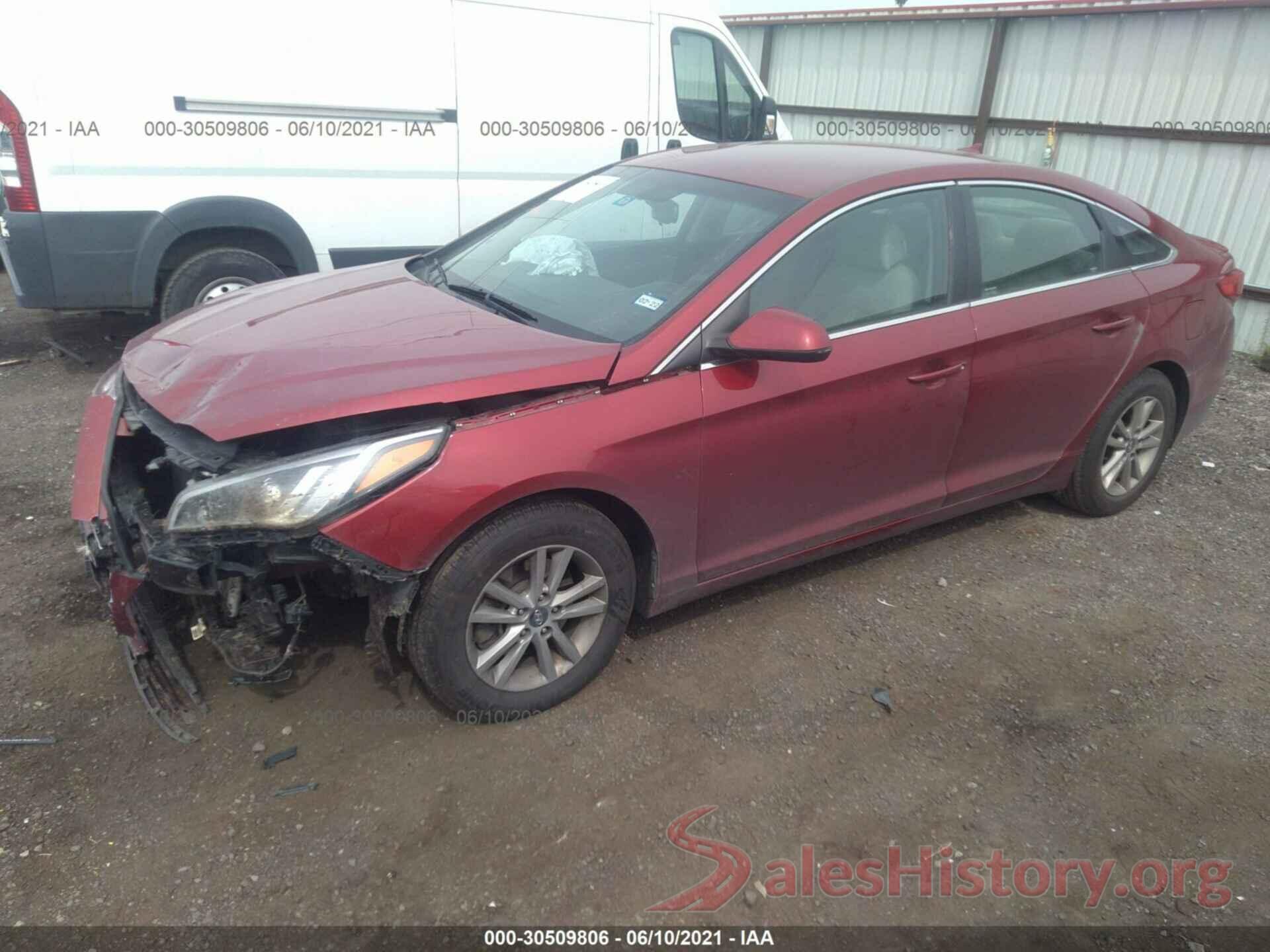 5NPE24AF3GH262408 2016 HYUNDAI SONATA