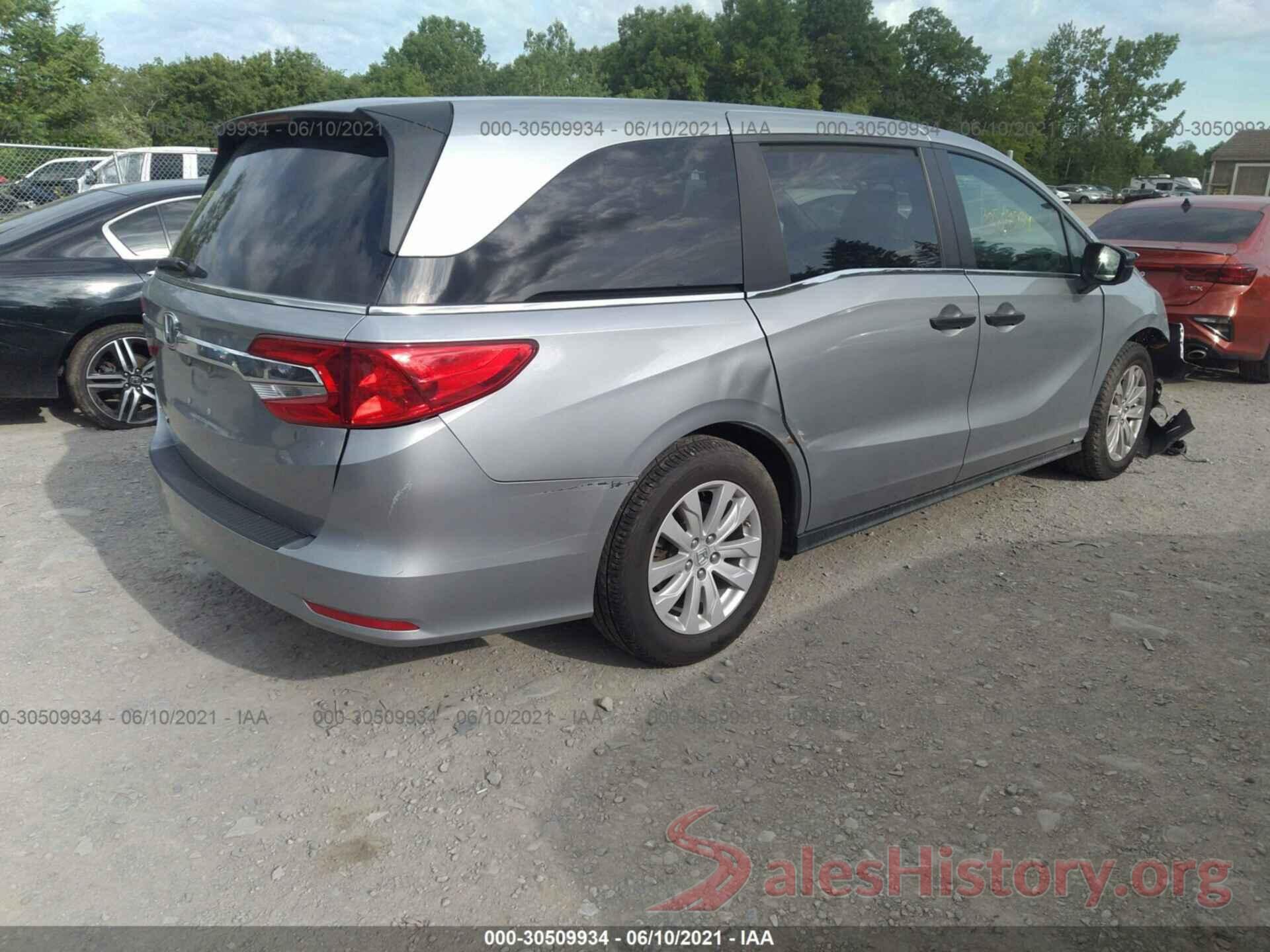 5FNRL6H28JB110854 2018 HONDA ODYSSEY