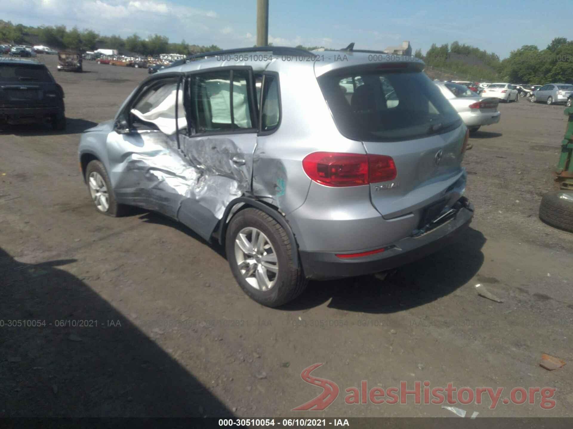 WVGBV7AX6HK009876 2017 VOLKSWAGEN TIGUAN