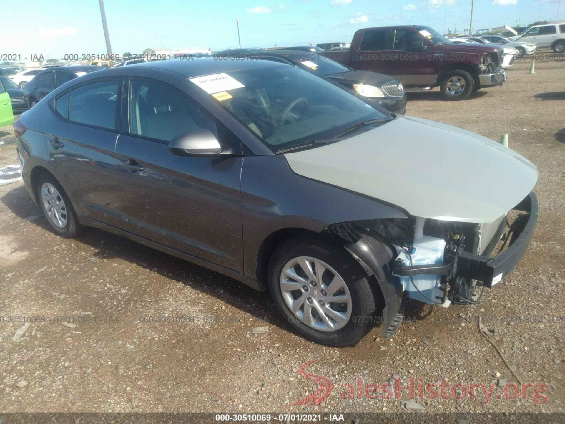 5NPD74LF7JH271937 2018 HYUNDAI ELANTRA