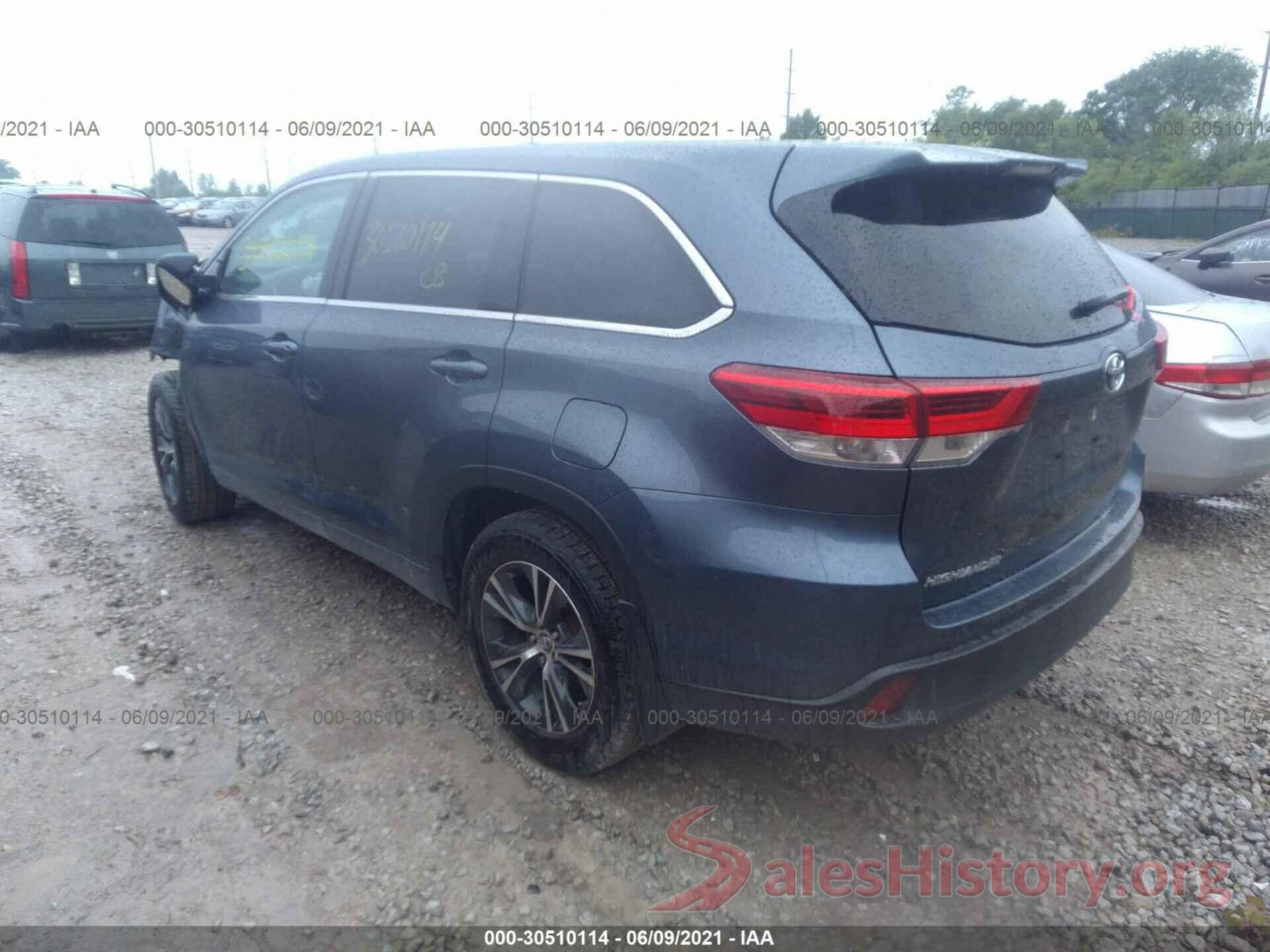 5TDZARFH6JS037851 2018 TOYOTA HIGHLANDER