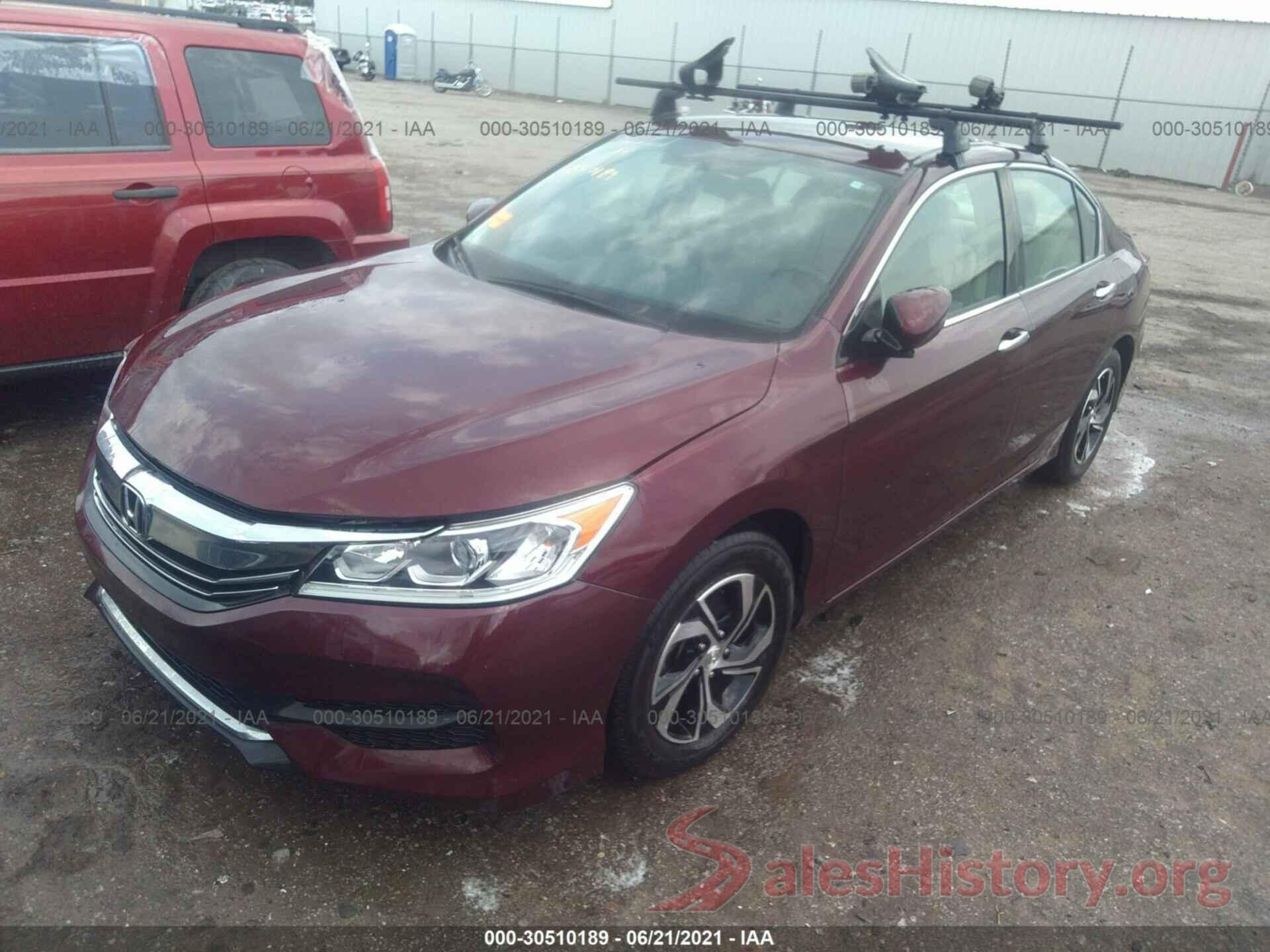 1HGCR2F31GA196522 2016 HONDA ACCORD SEDAN