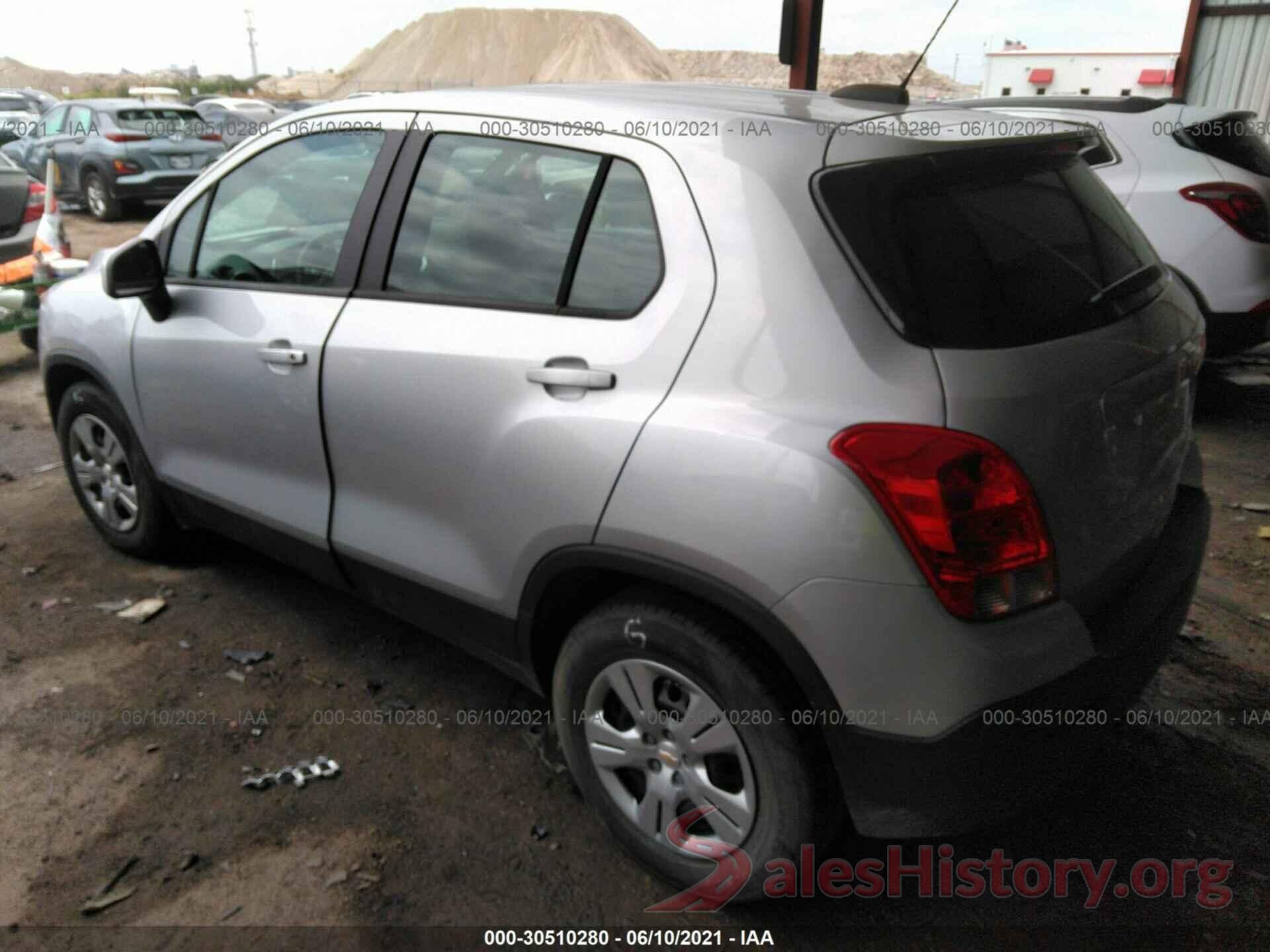 3GNCJKSBXGL256333 2016 CHEVROLET TRAX