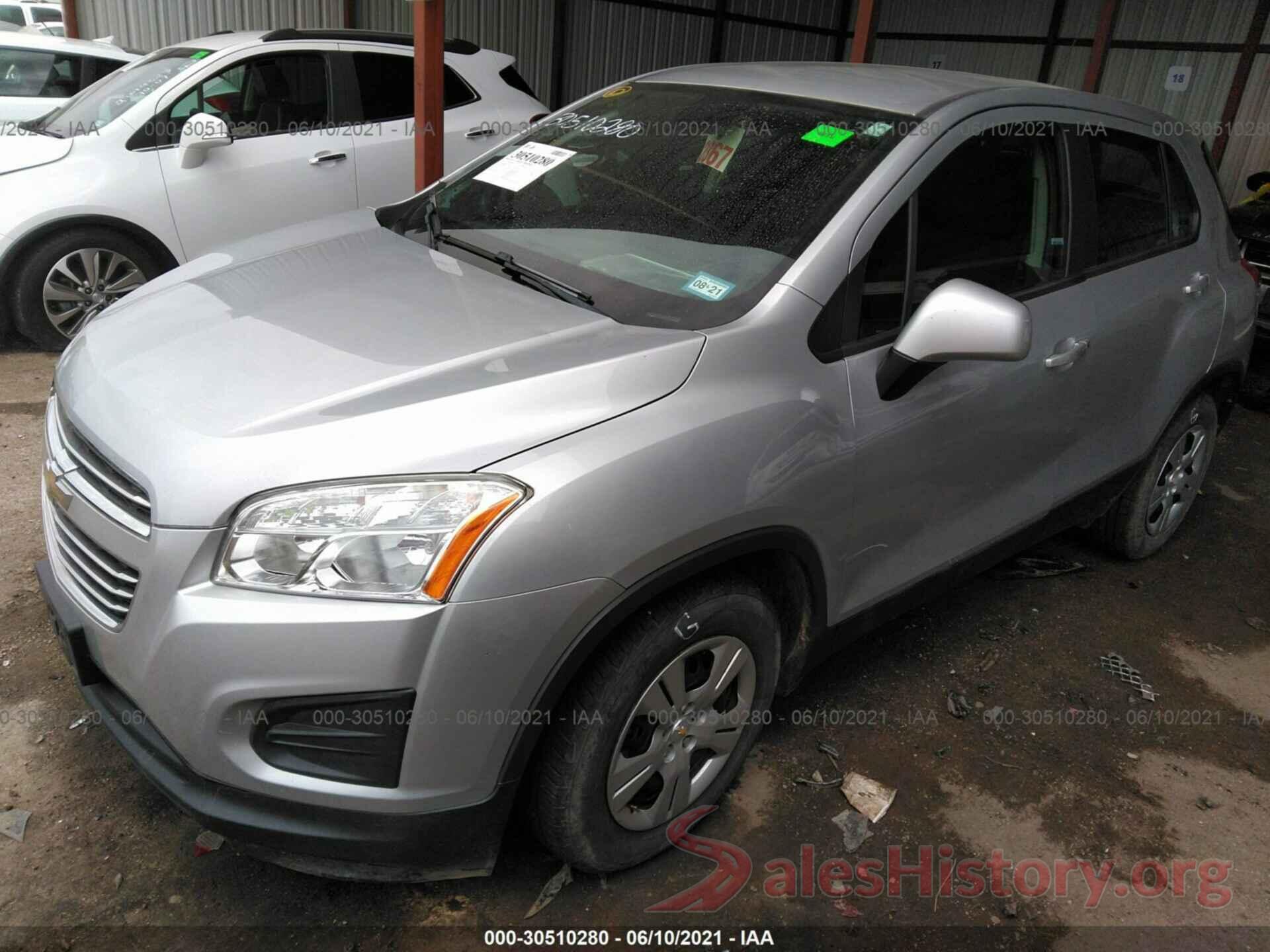 3GNCJKSBXGL256333 2016 CHEVROLET TRAX