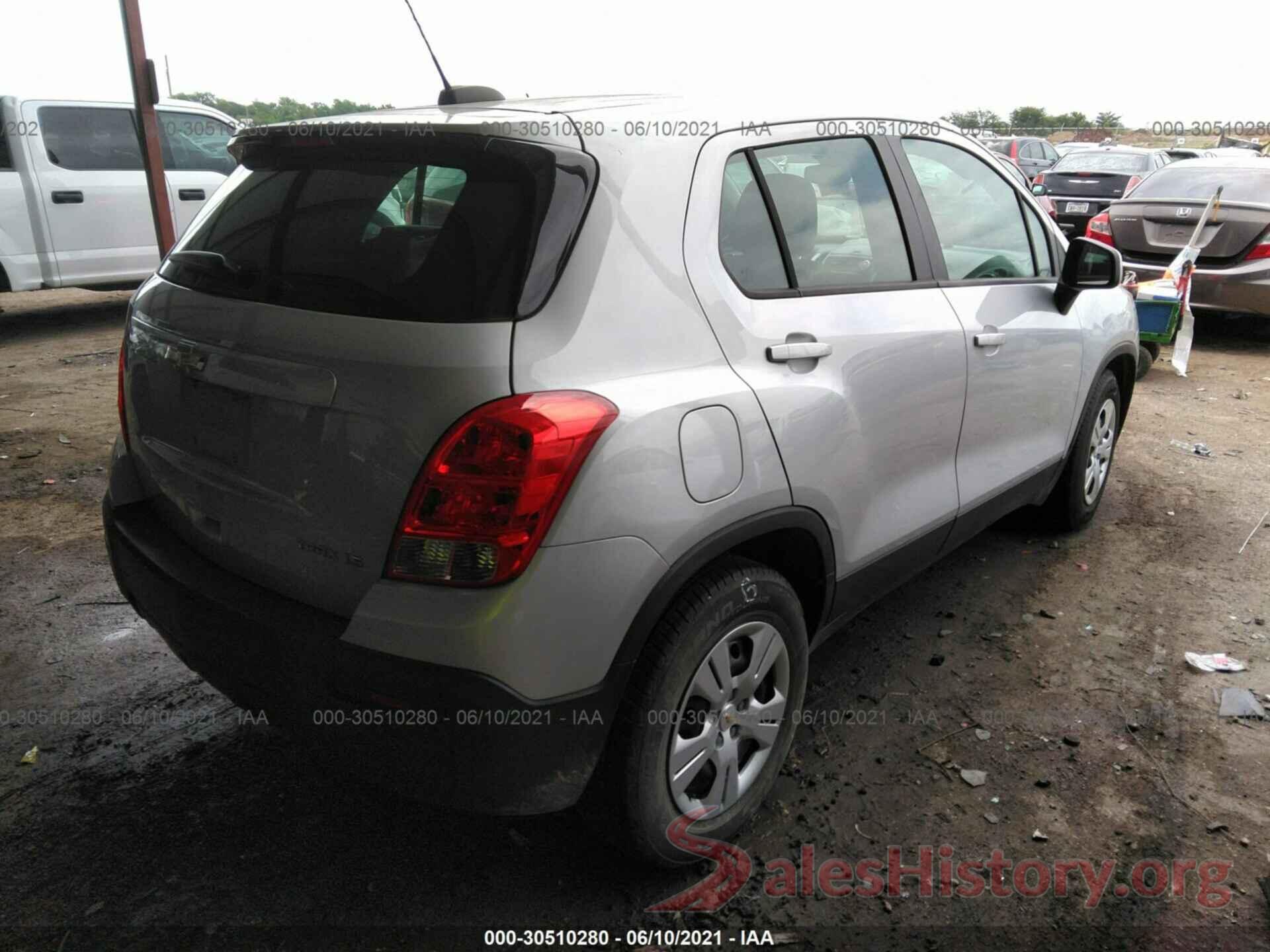 3GNCJKSBXGL256333 2016 CHEVROLET TRAX