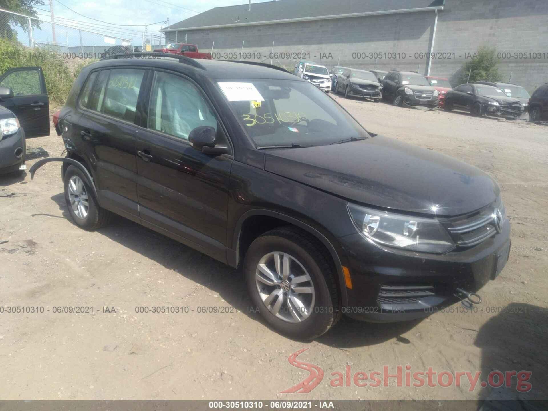 WVGBV7AX1HW511333 2017 VOLKSWAGEN TIGUAN