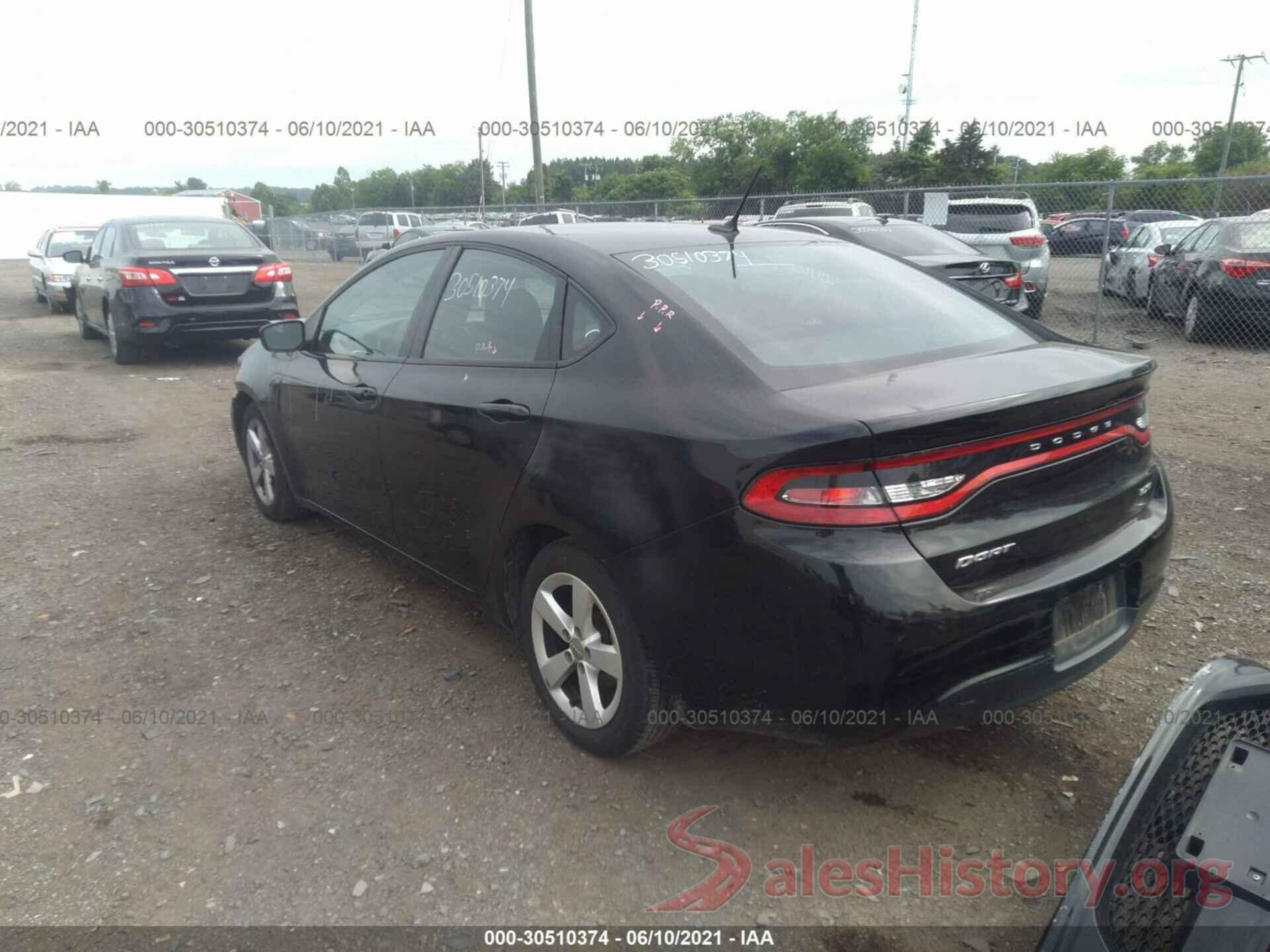 1C3CDFBB3GD605835 2016 DODGE DART