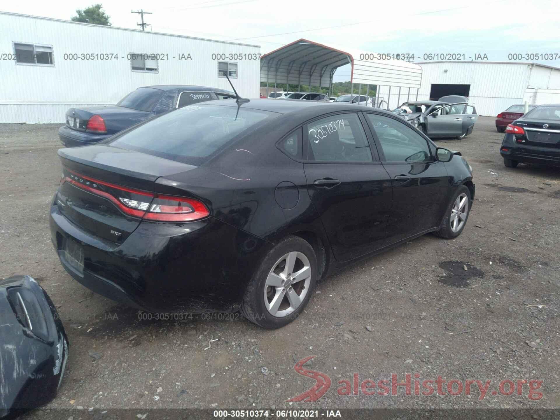 1C3CDFBB3GD605835 2016 DODGE DART