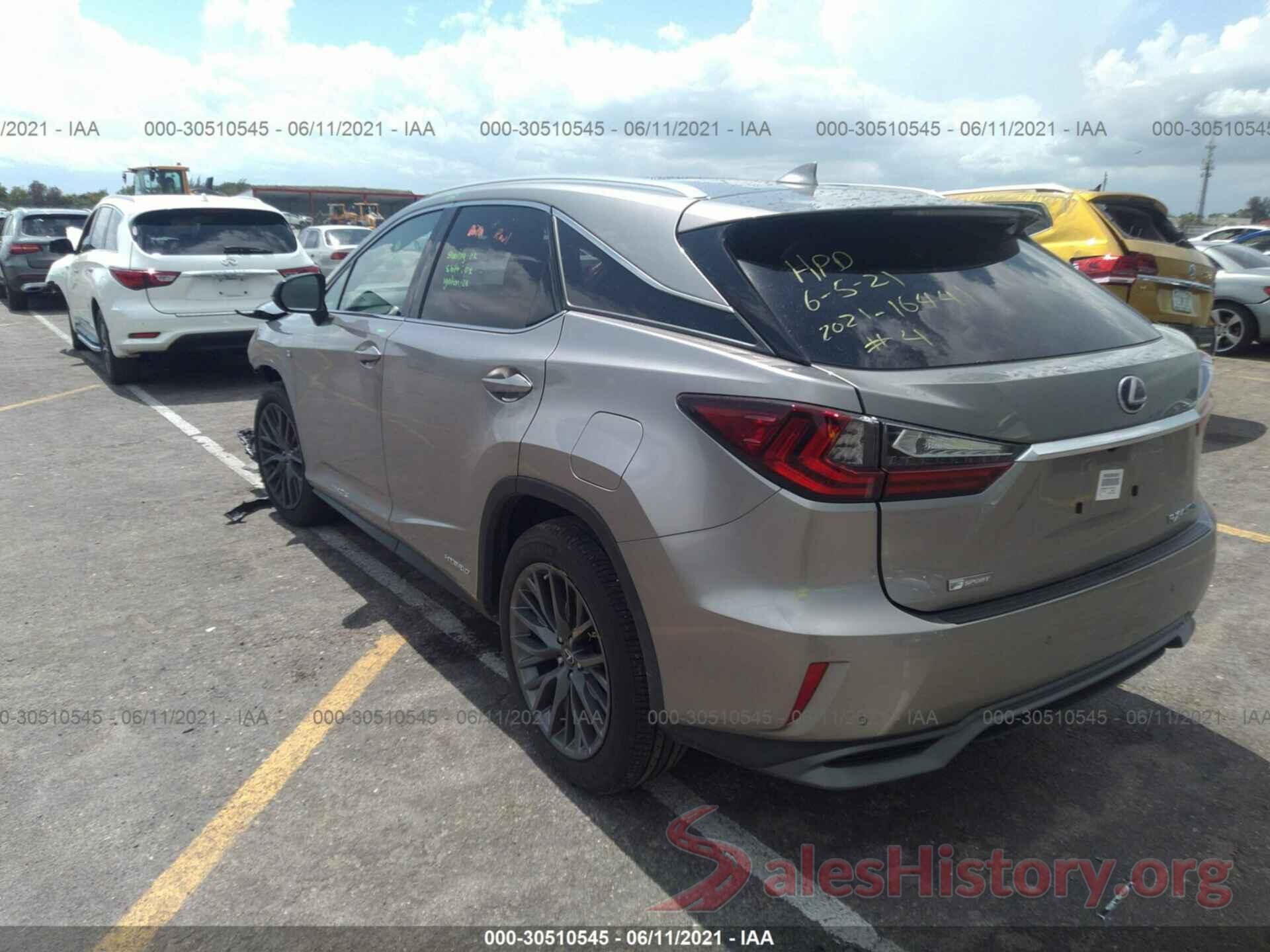 2T2BGMCA1KC041970 2019 LEXUS RX