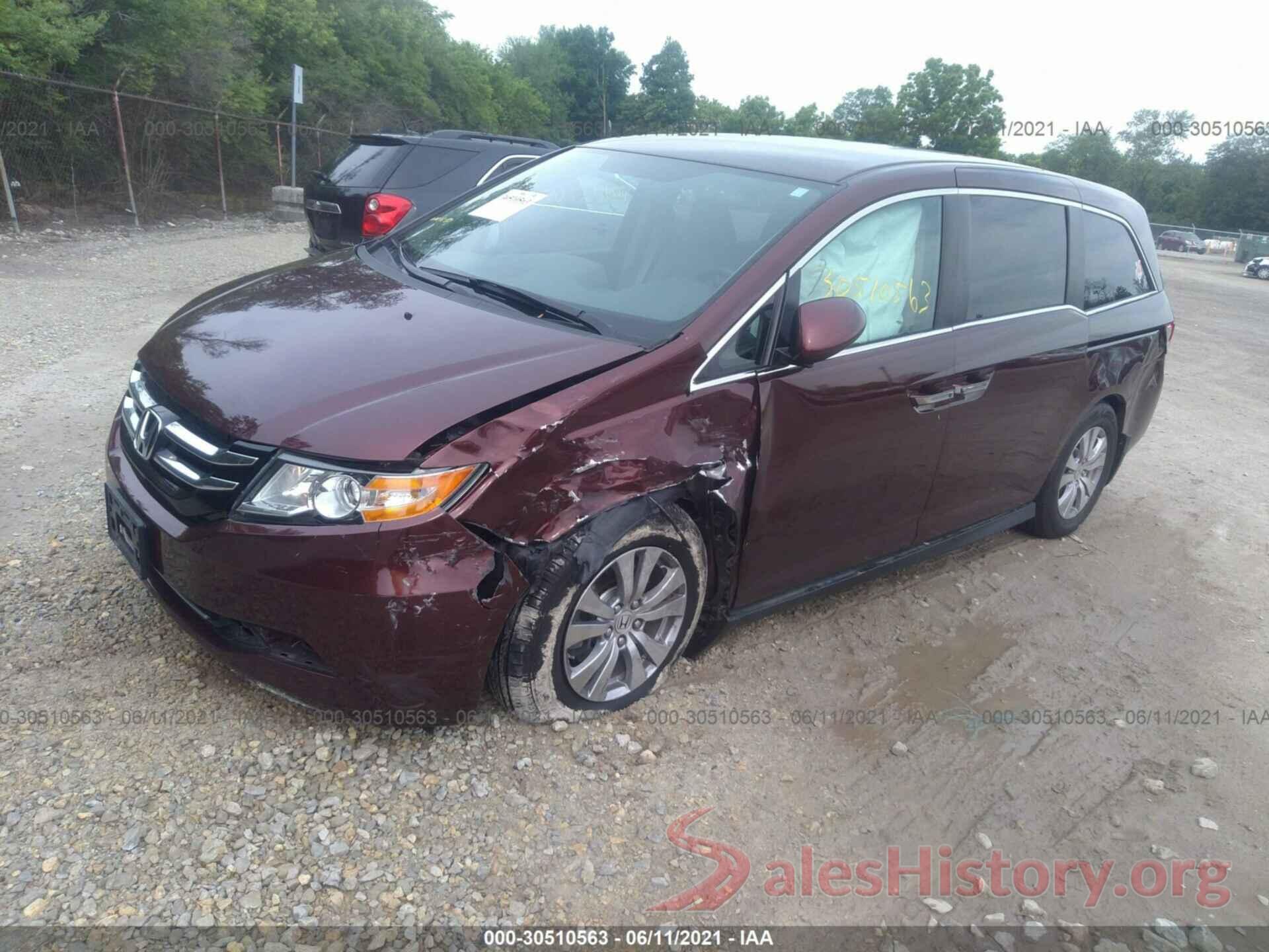 5FNRL5H48GB165132 2016 HONDA ODYSSEY