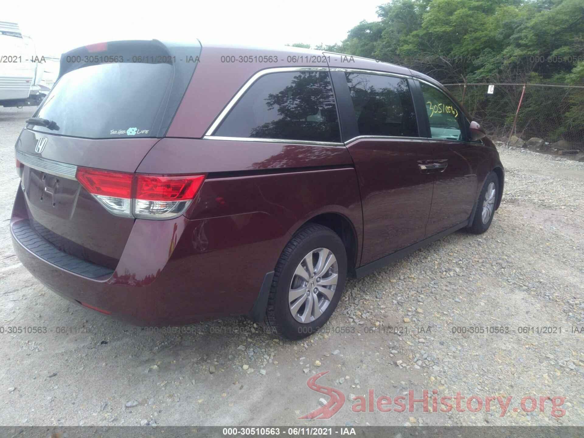 5FNRL5H48GB165132 2016 HONDA ODYSSEY