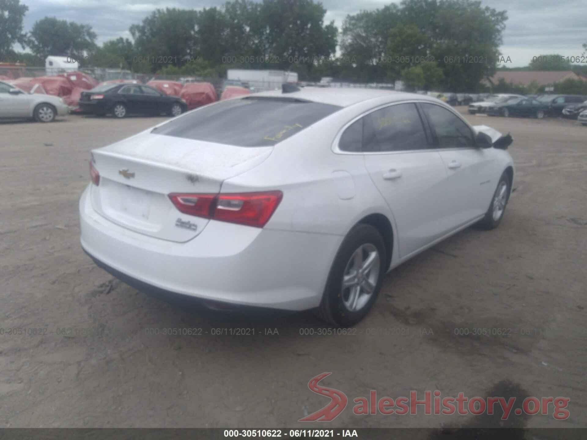 1G1ZB5ST1LF001433 2020 CHEVROLET MALIBU