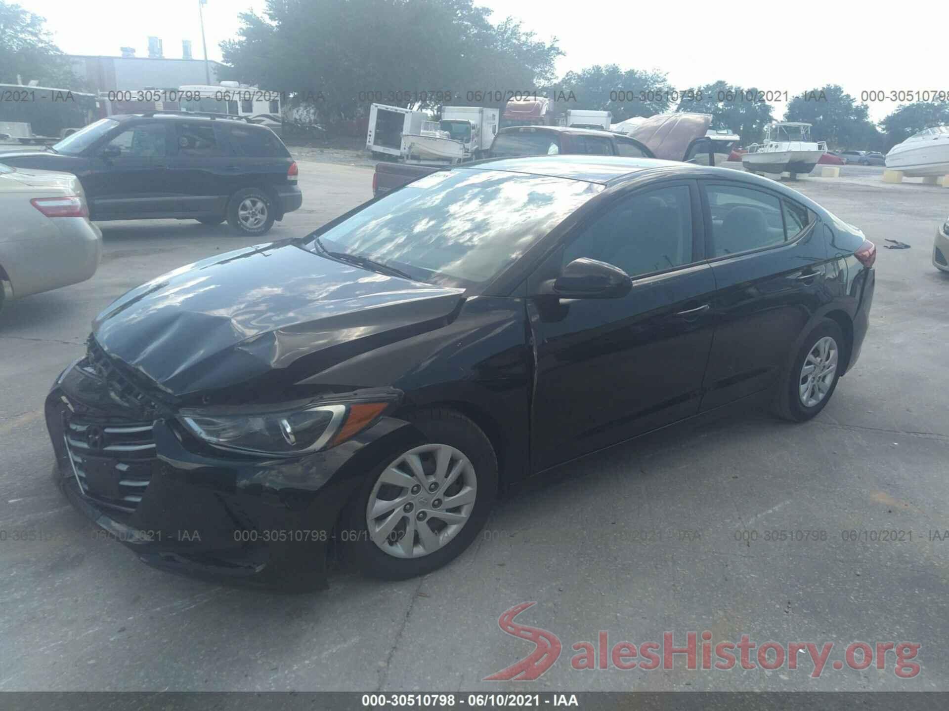 5NPD74LF5HH171412 2017 HYUNDAI ELANTRA