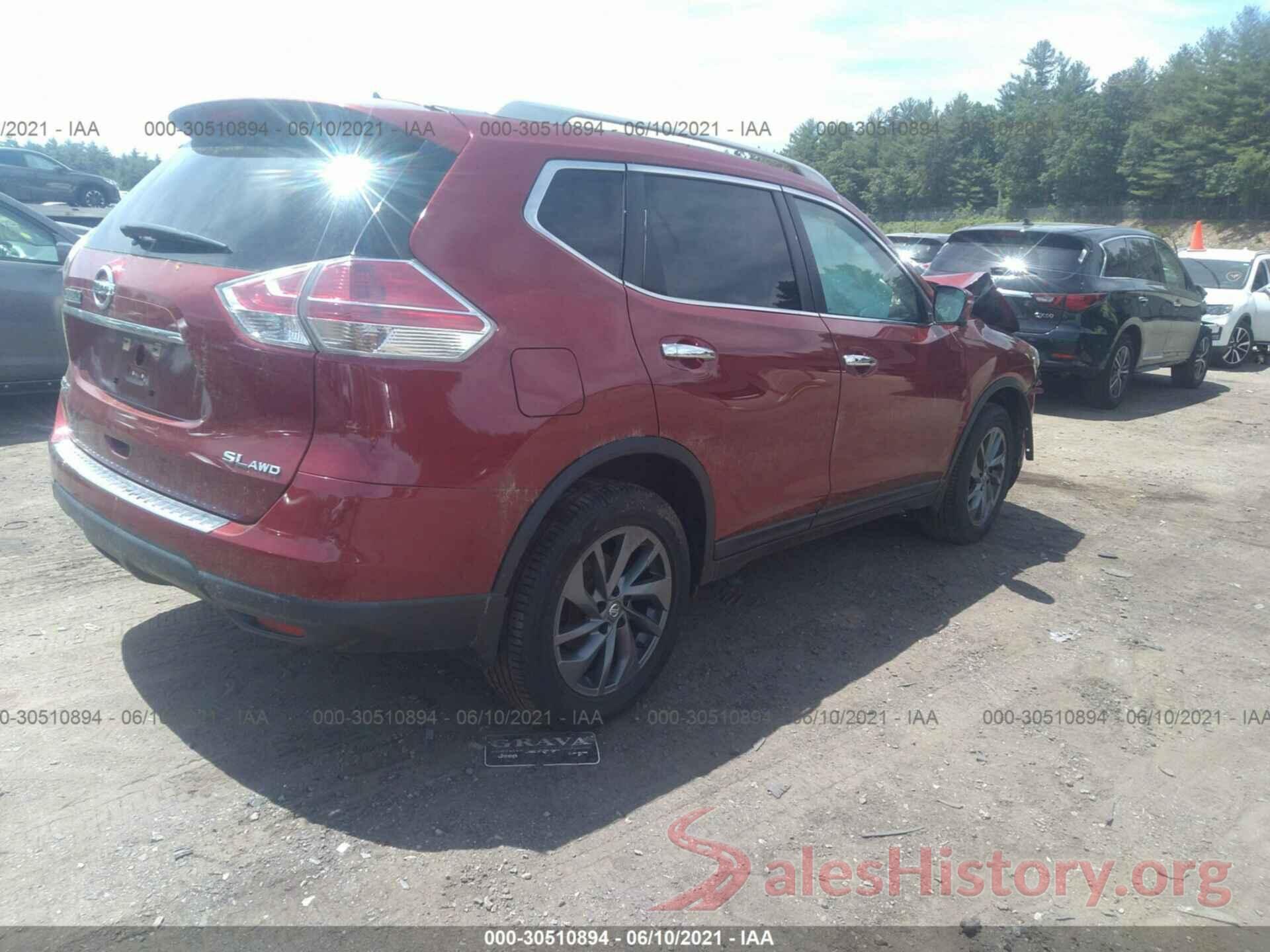 5N1AT2MVXGC836173 2016 NISSAN ROGUE