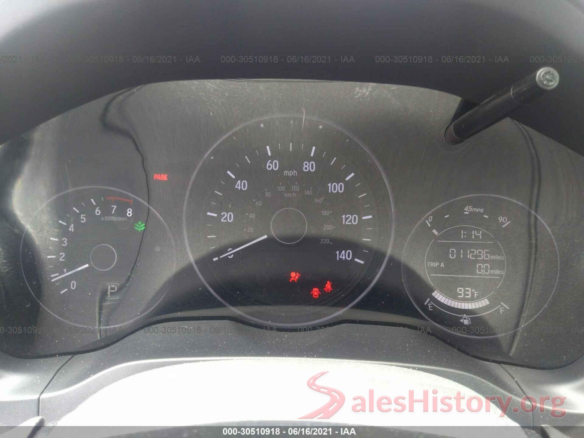 3CZRU5H30JM708393 2018 HONDA HR-V