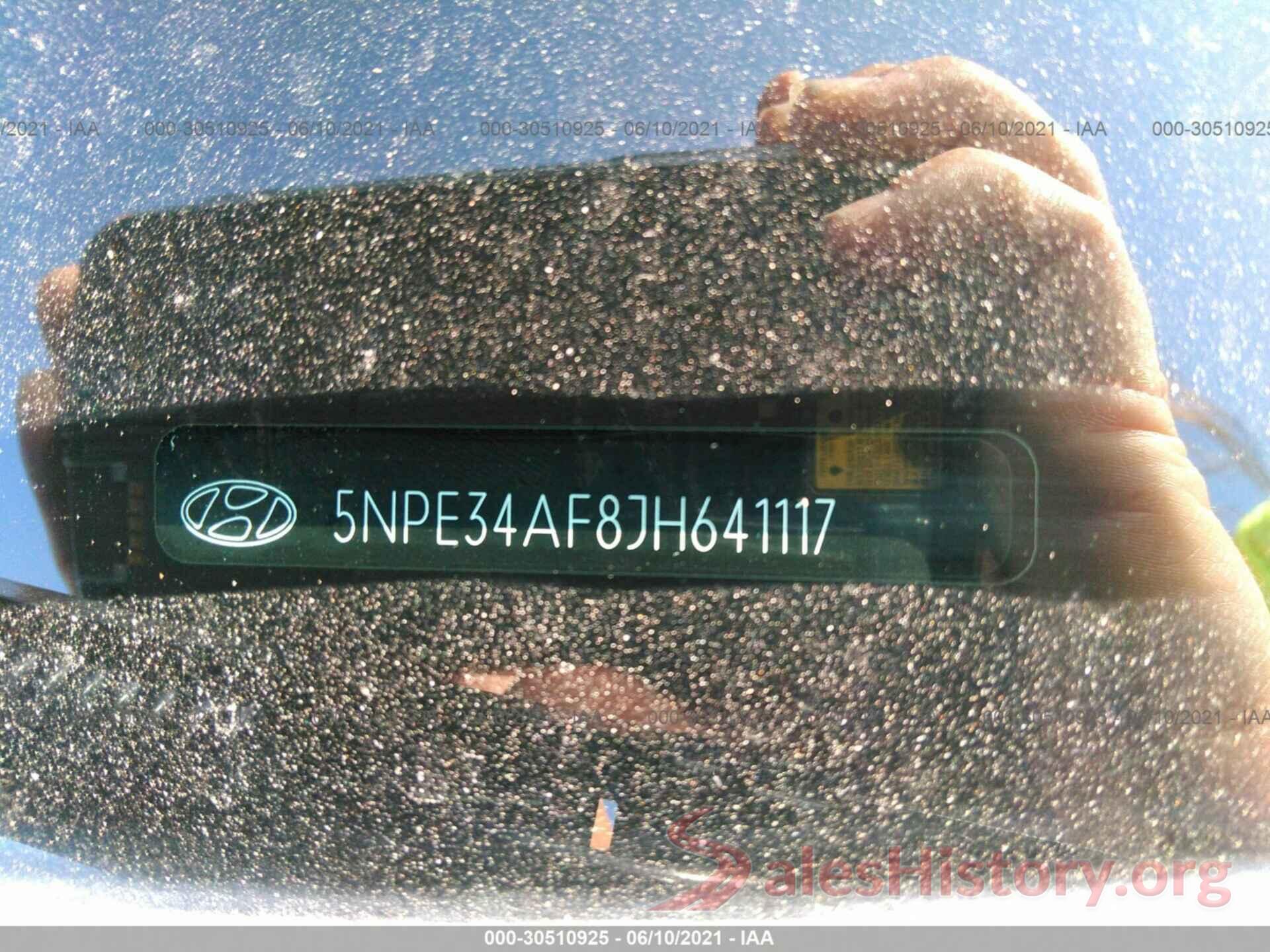 5NPE34AF8JH641117 2018 HYUNDAI SONATA