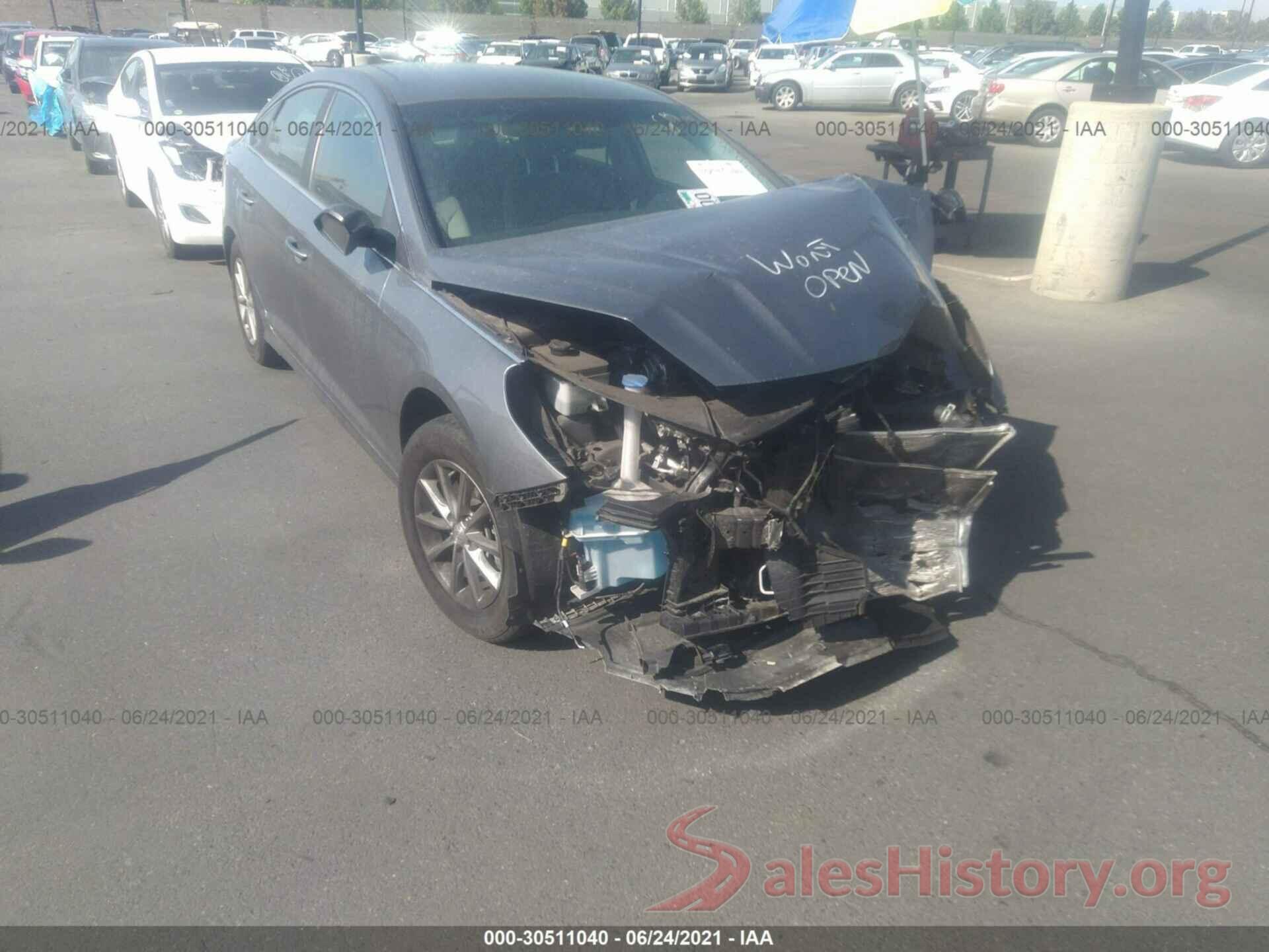 5NPE24AF8KH745305 2019 HYUNDAI SONATA