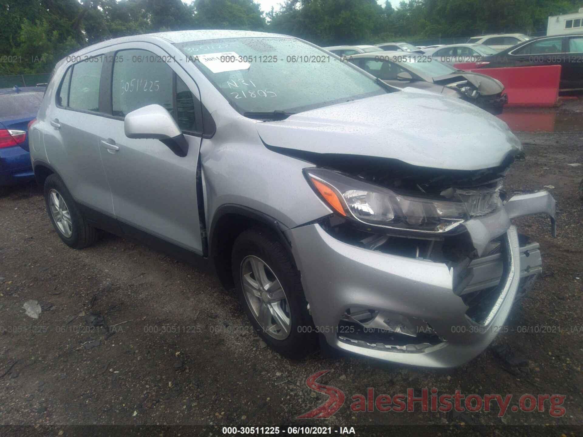 3GNCJKSB7KL341011 2019 CHEVROLET TRAX