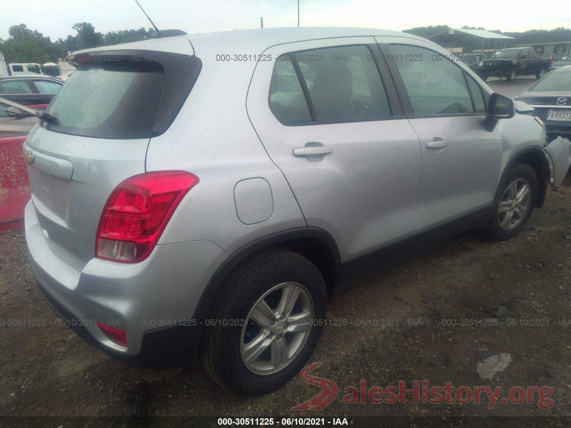 3GNCJKSB7KL341011 2019 CHEVROLET TRAX