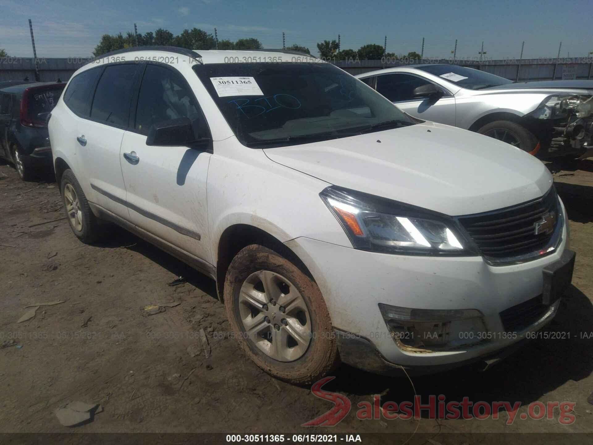 1GNKRFED1HJ284796 2017 CHEVROLET TRAVERSE