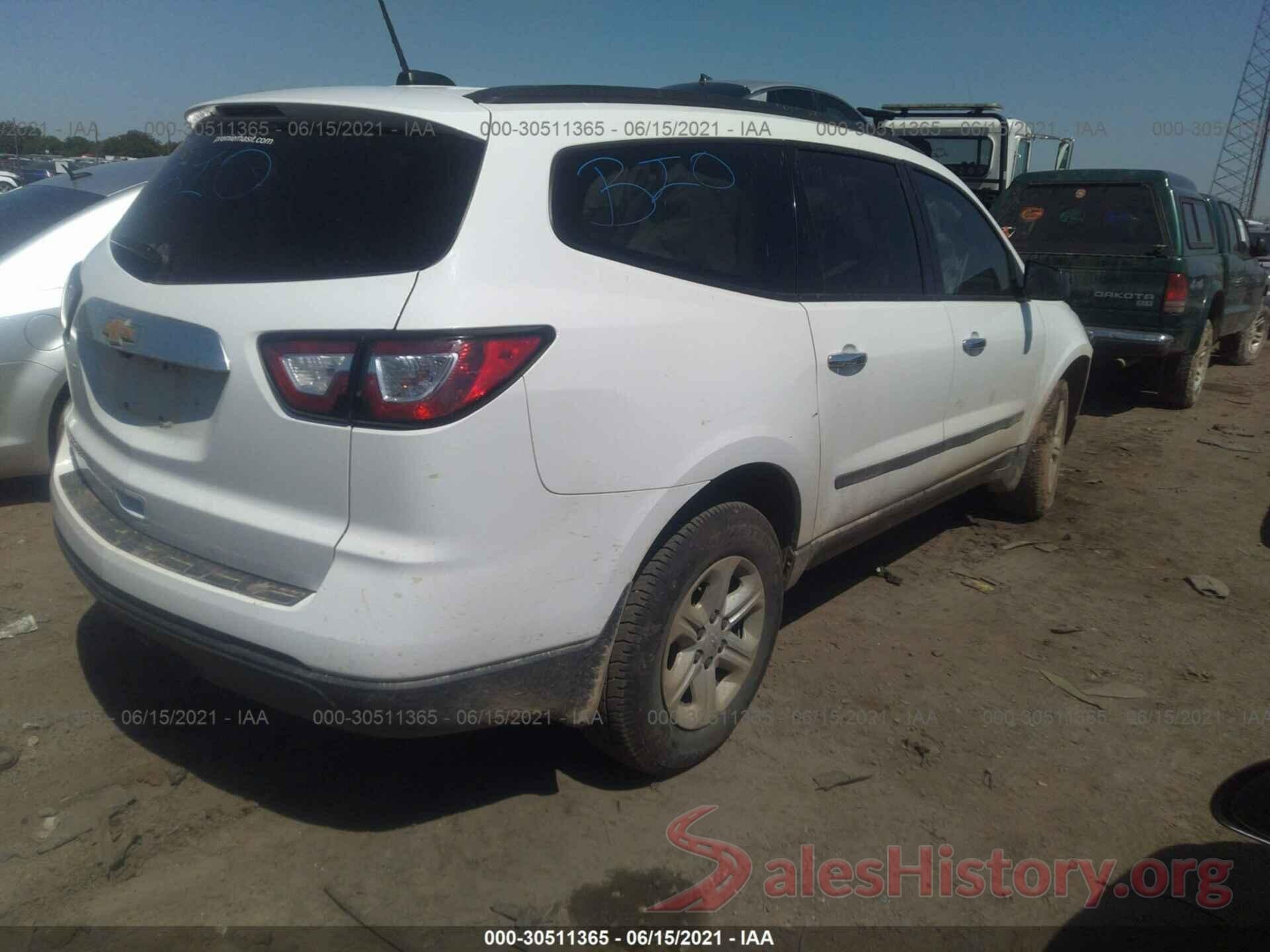 1GNKRFED1HJ284796 2017 CHEVROLET TRAVERSE