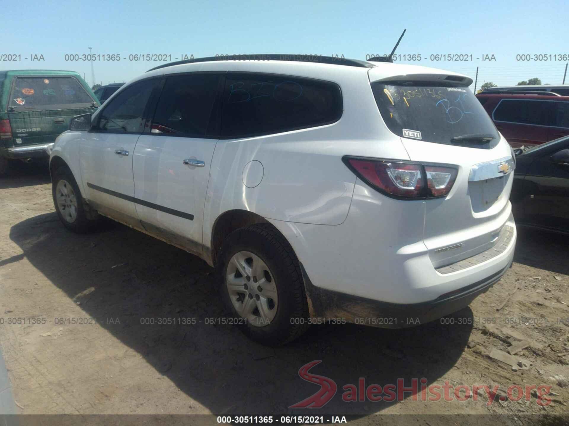 1GNKRFED1HJ284796 2017 CHEVROLET TRAVERSE