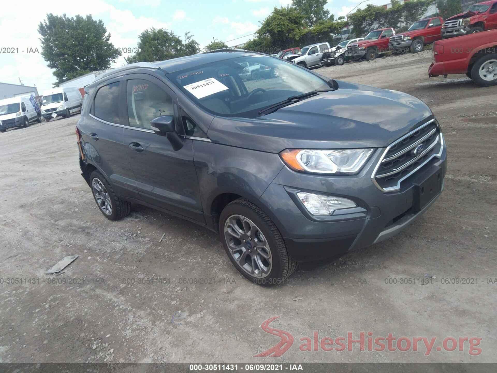 MAJ6S3KL7KC306892 2019 FORD ECOSPORT