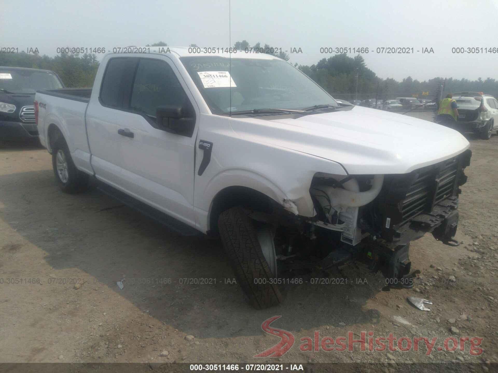 1FTEX1EB3MKD09327 2021 FORD F-150