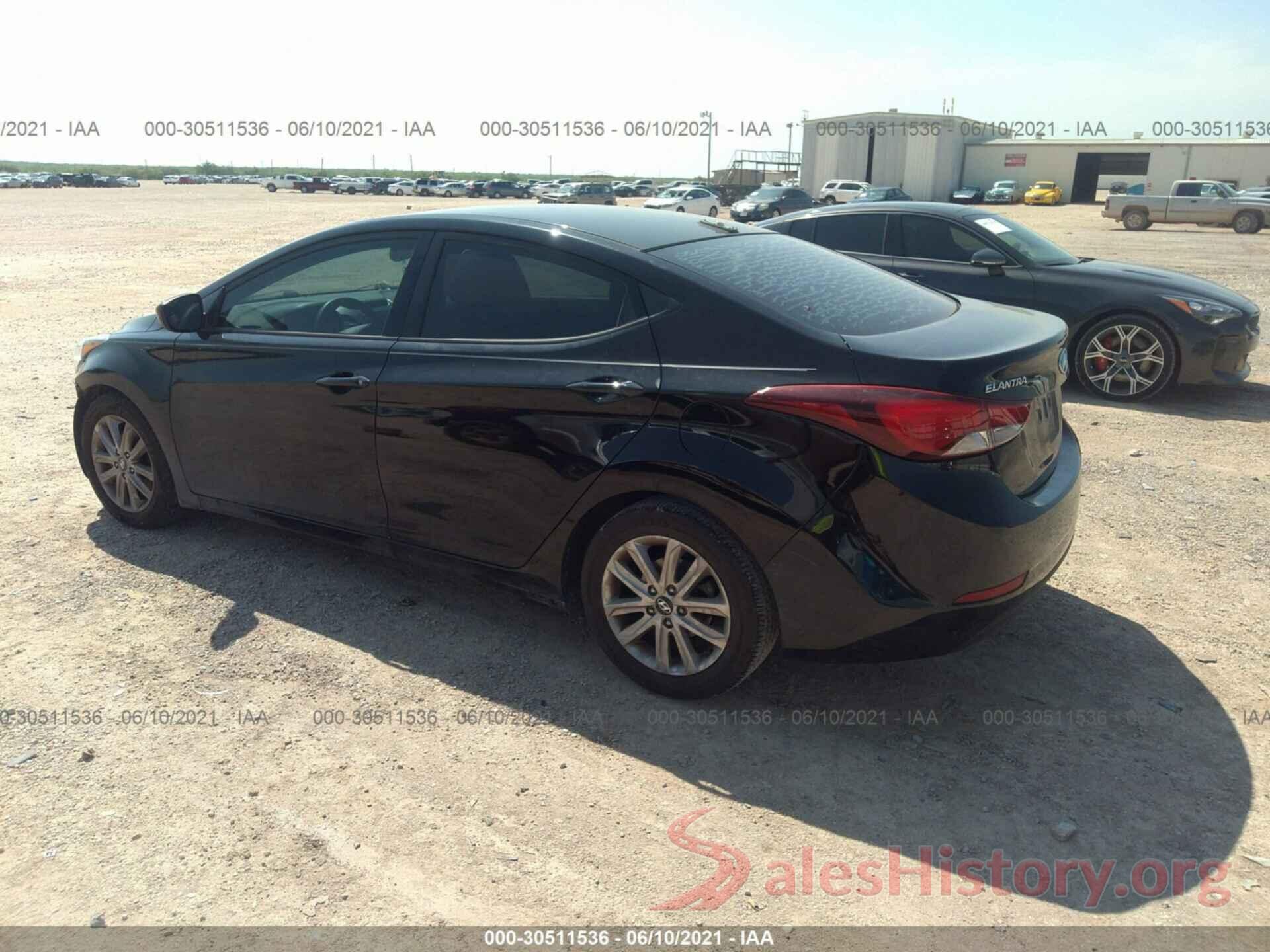 KMHDH4AE8GU530159 2016 HYUNDAI ELANTRA