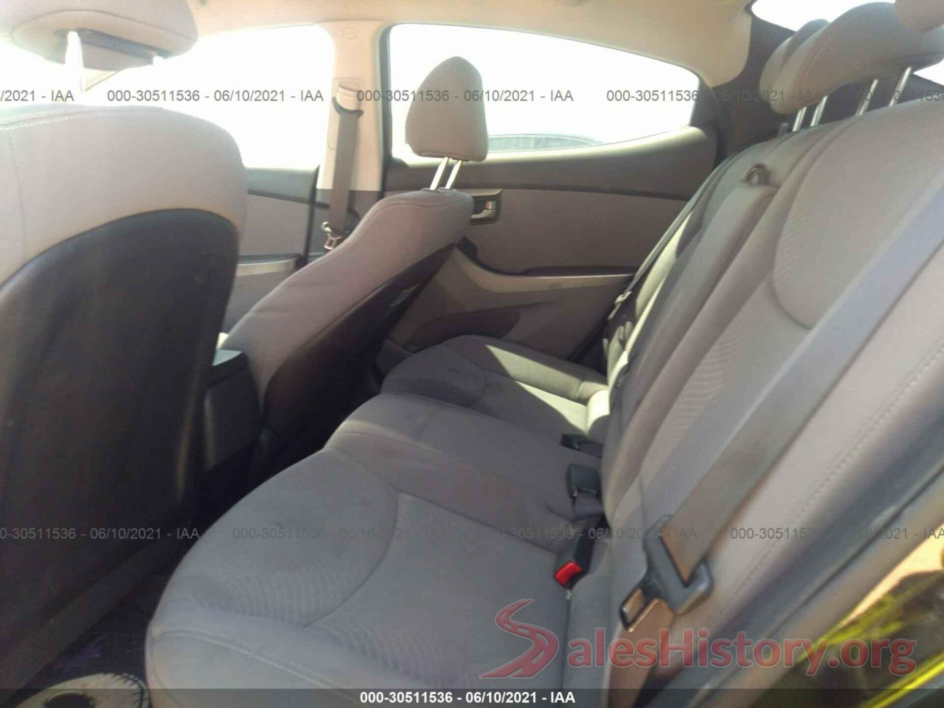 KMHDH4AE8GU530159 2016 HYUNDAI ELANTRA