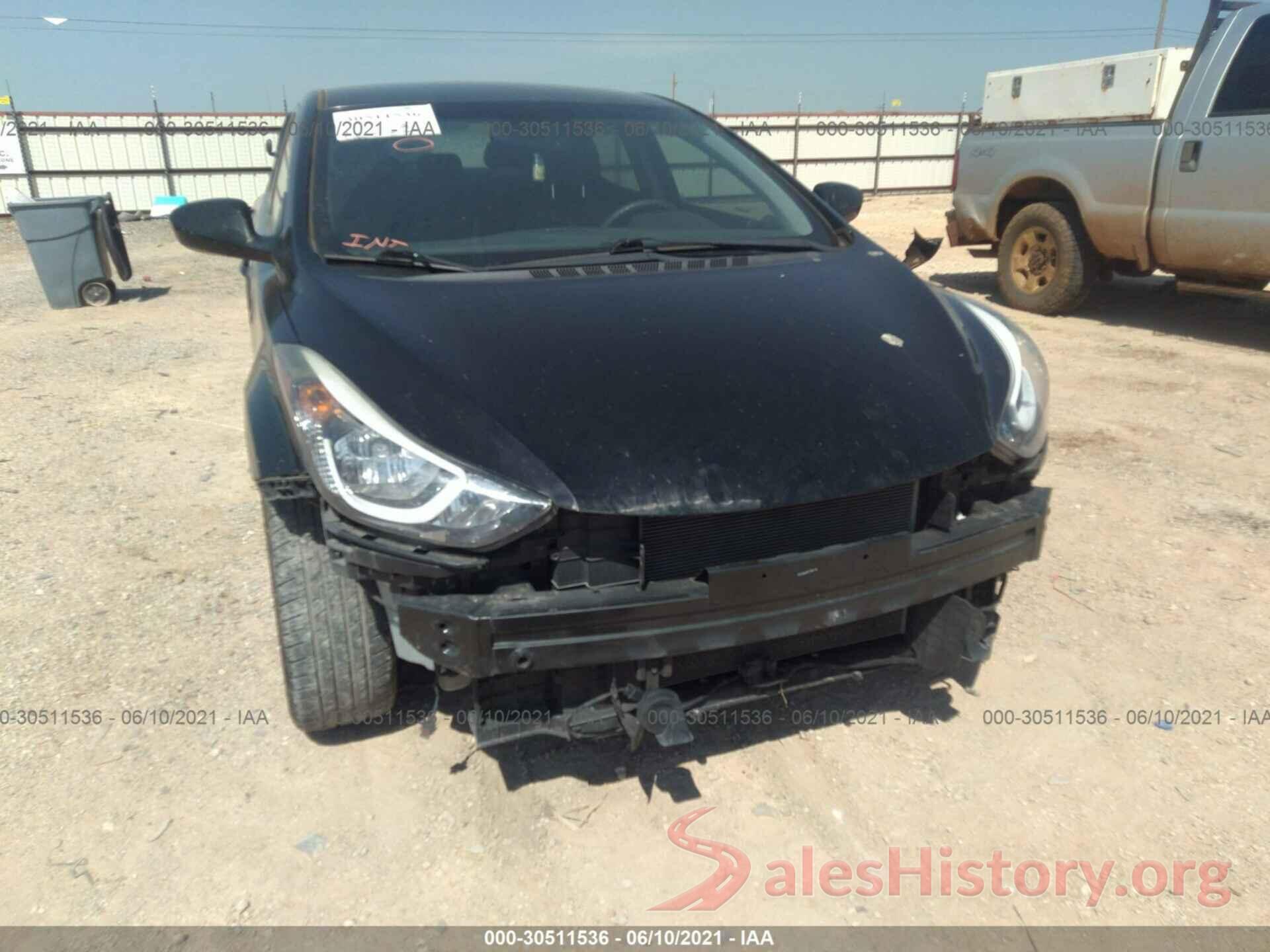 KMHDH4AE8GU530159 2016 HYUNDAI ELANTRA