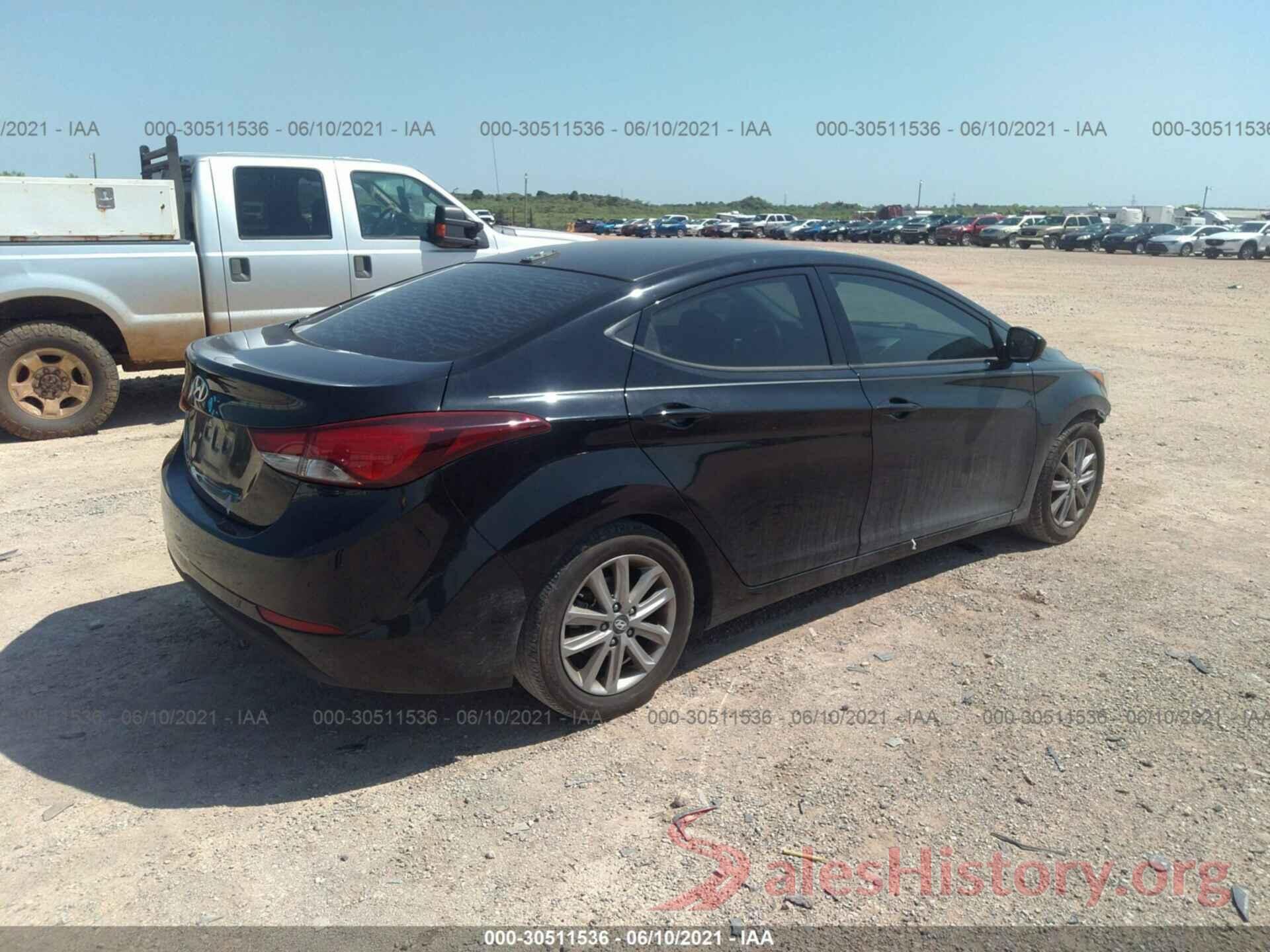 KMHDH4AE8GU530159 2016 HYUNDAI ELANTRA