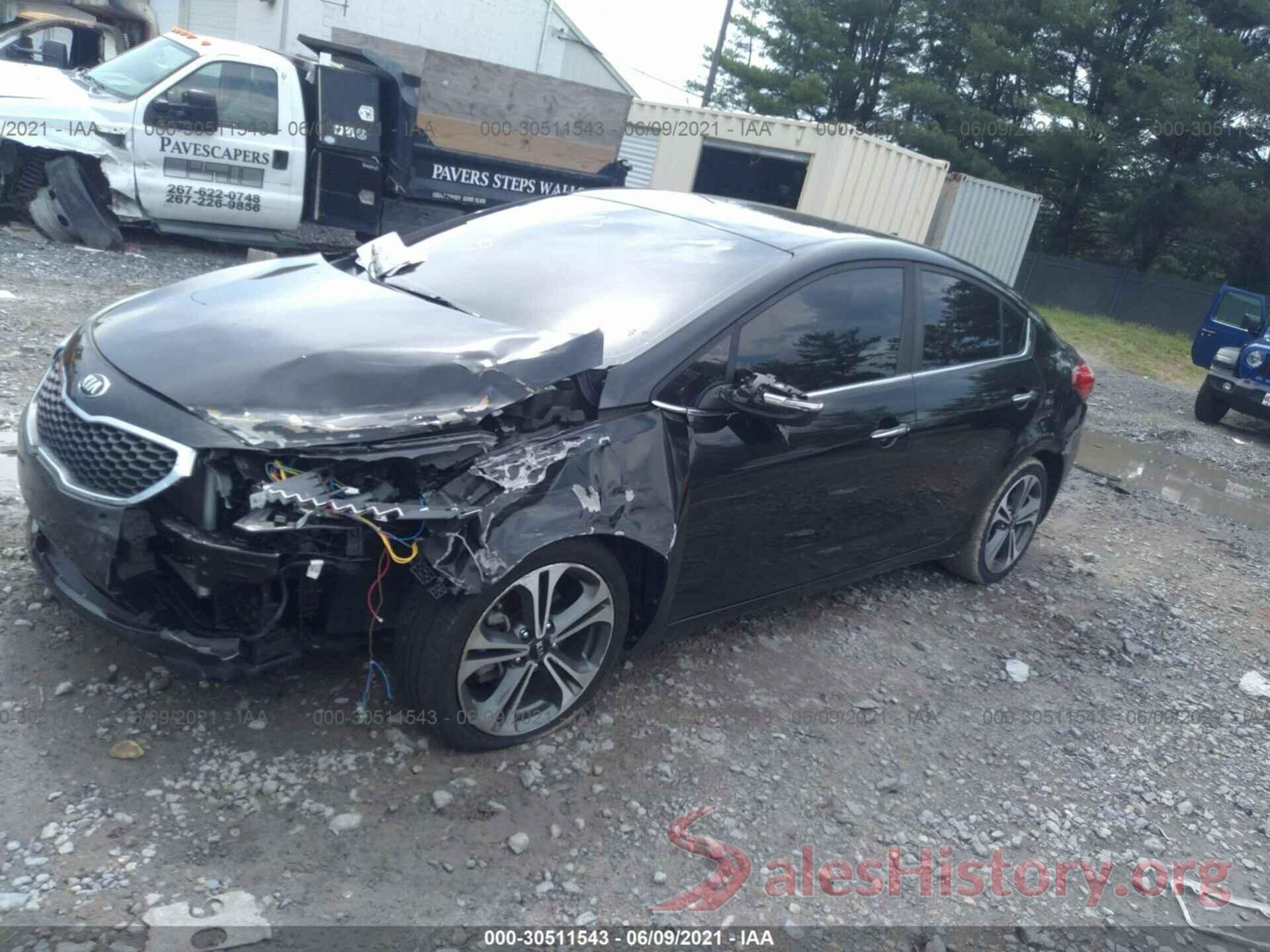 KNAFX4A88G5528249 2016 KIA FORTE